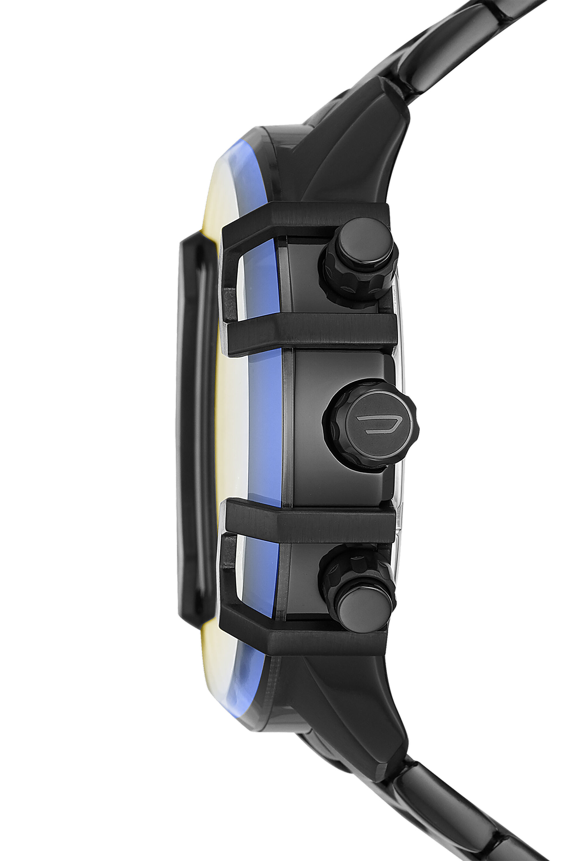 Diesel - DZ4529, Montre chronographe Griffed en acier inoxydable noir Homme in Noir - 3