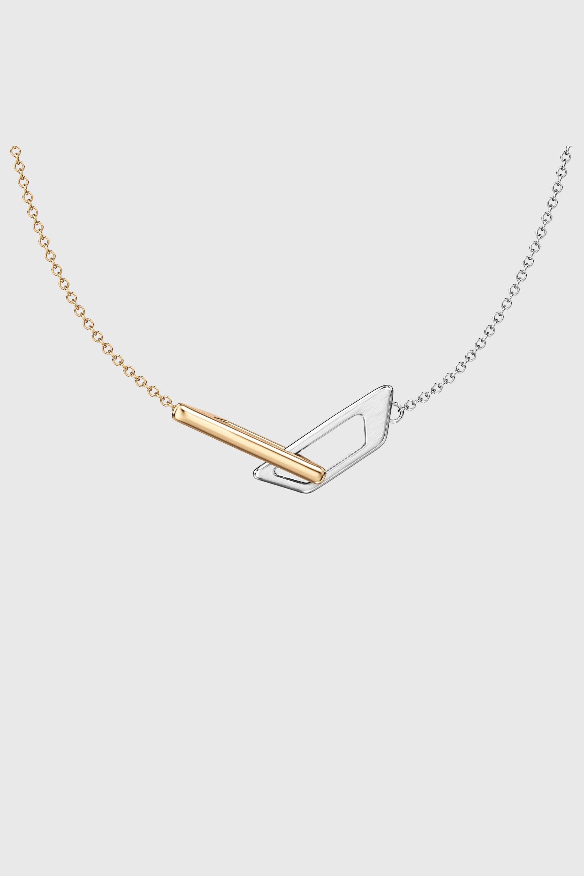 Diesel - DX1687931  JEWELLERY, Collar de cadena de acero inoxidable Unisex in Plateado - 2