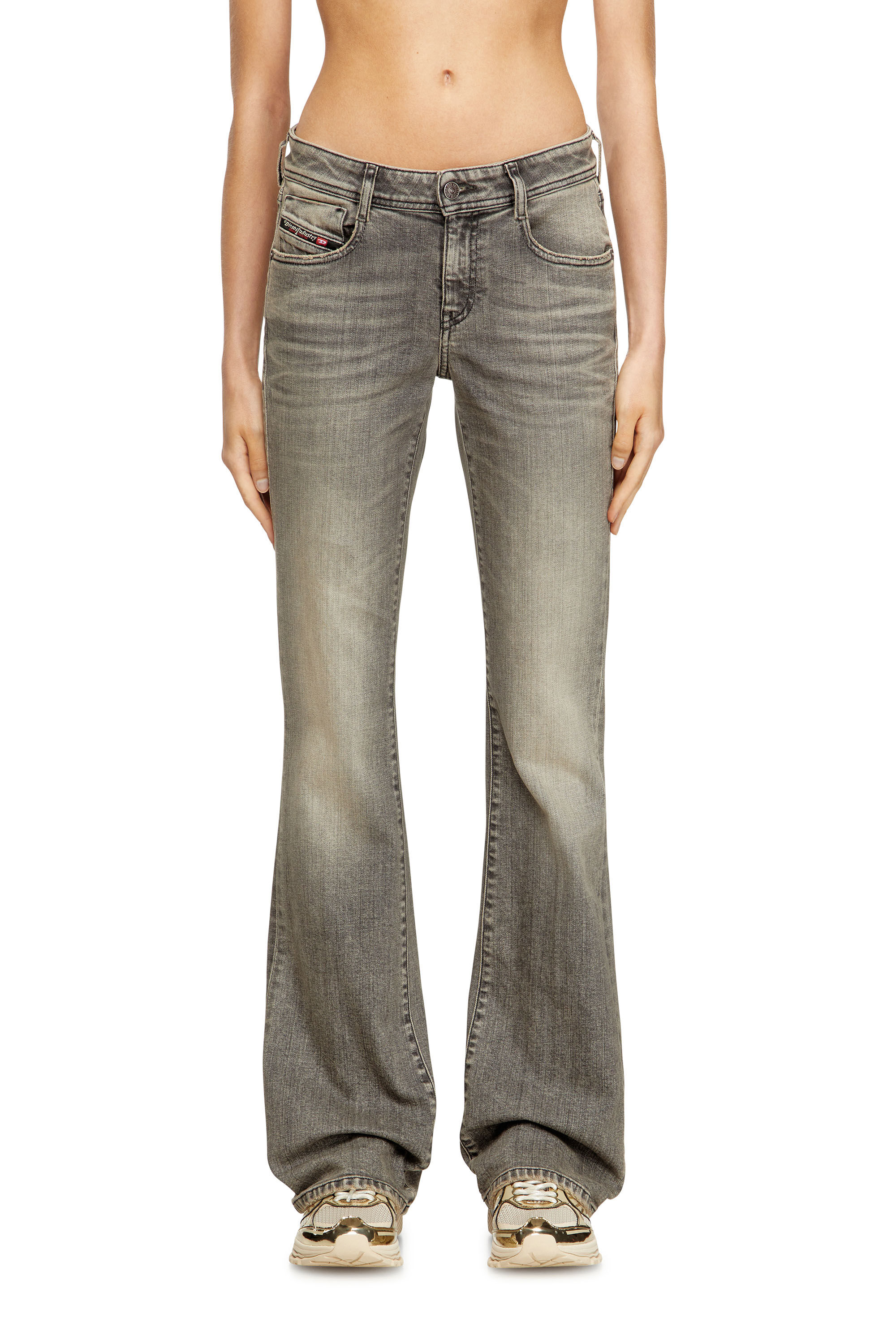 Diesel - Bootcut Jeans 1969 D-Ebbey 09L99 Femme, Gris - Image 3