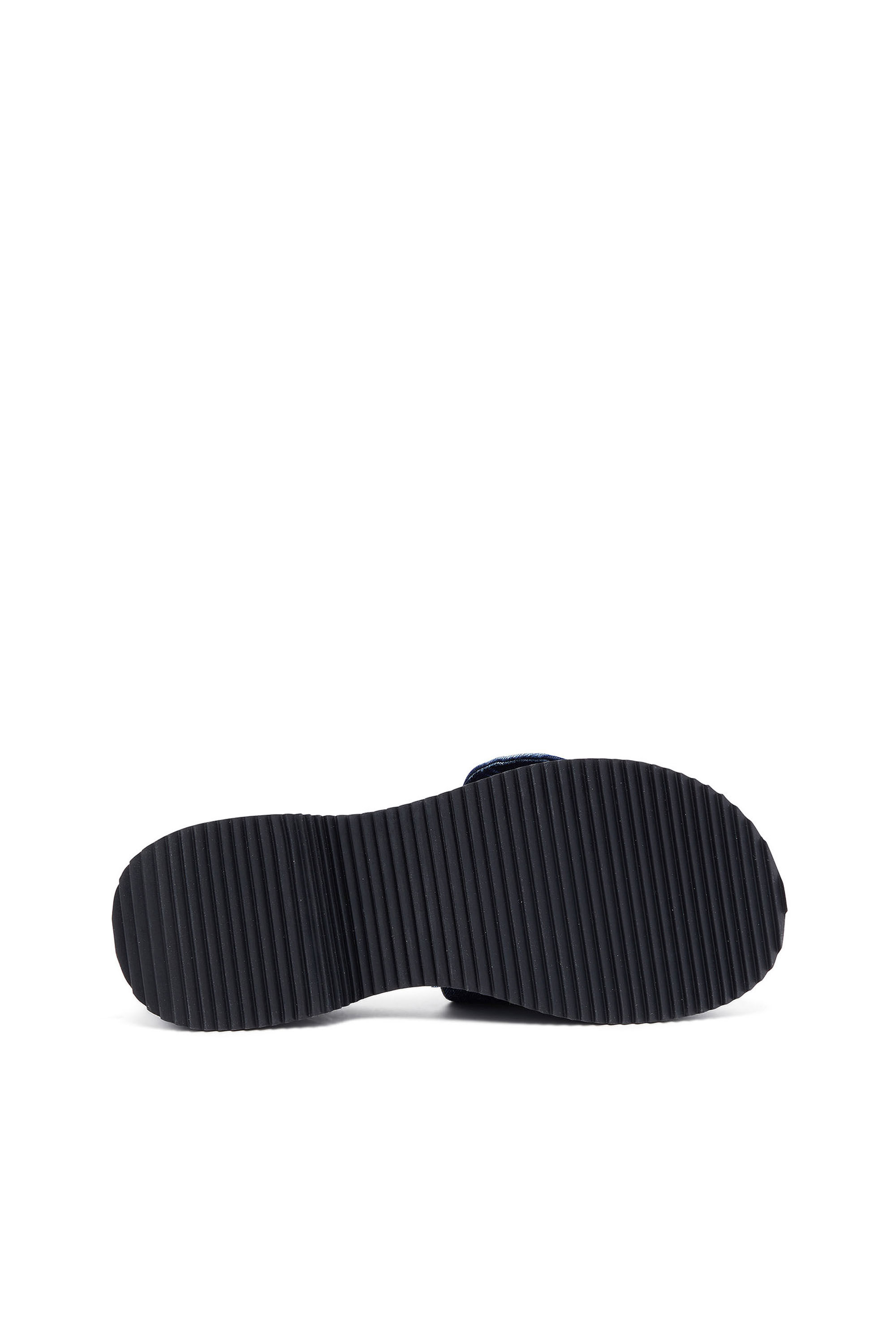 Women's Sa-Oval D-Denim slide sandals with Oval D strap