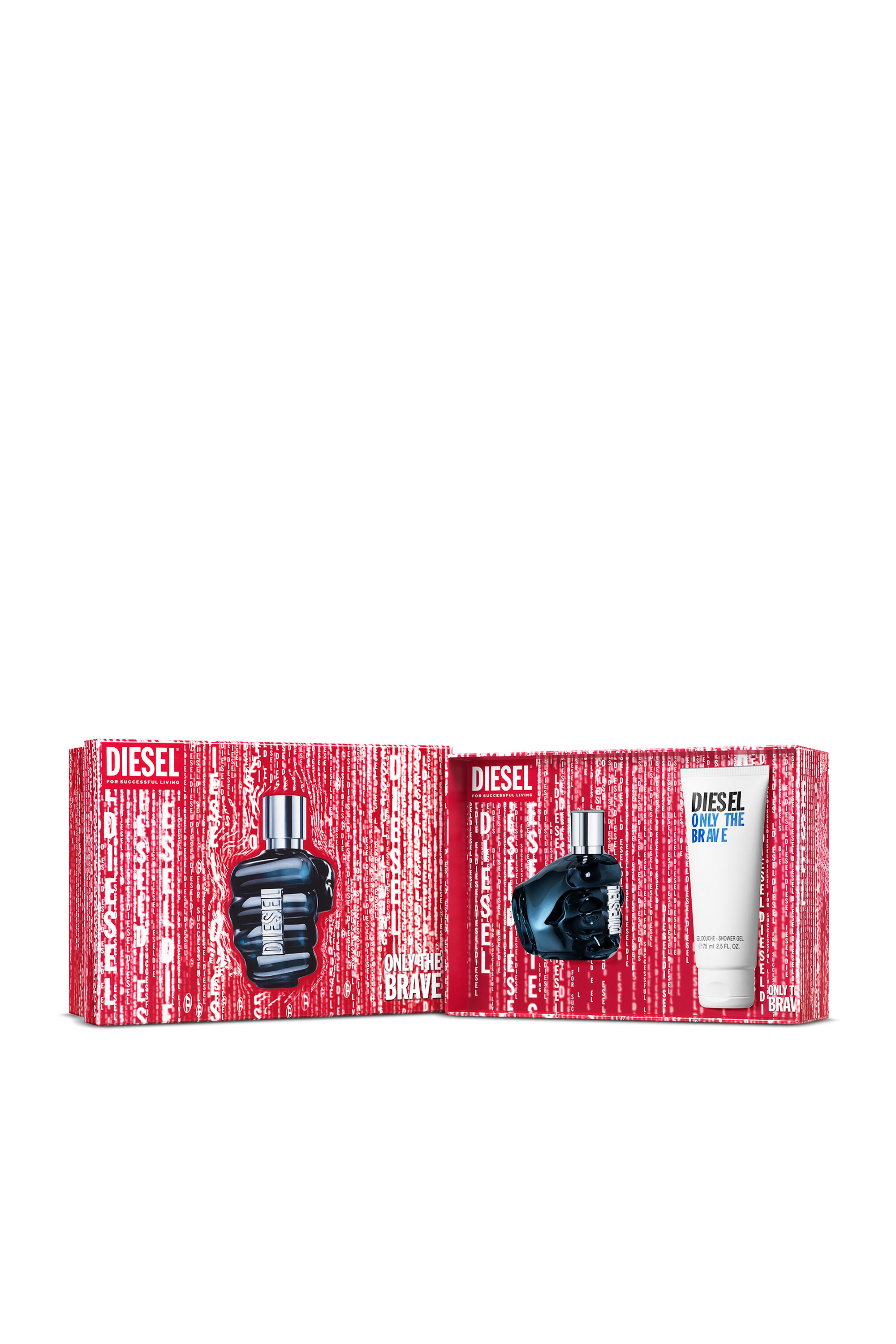 希少DIESEL ONLY THE BRAVE 香水セット 75ml+100ml Men's Only The Brave Giftset, Eau De Parfum | Blue | Diesel