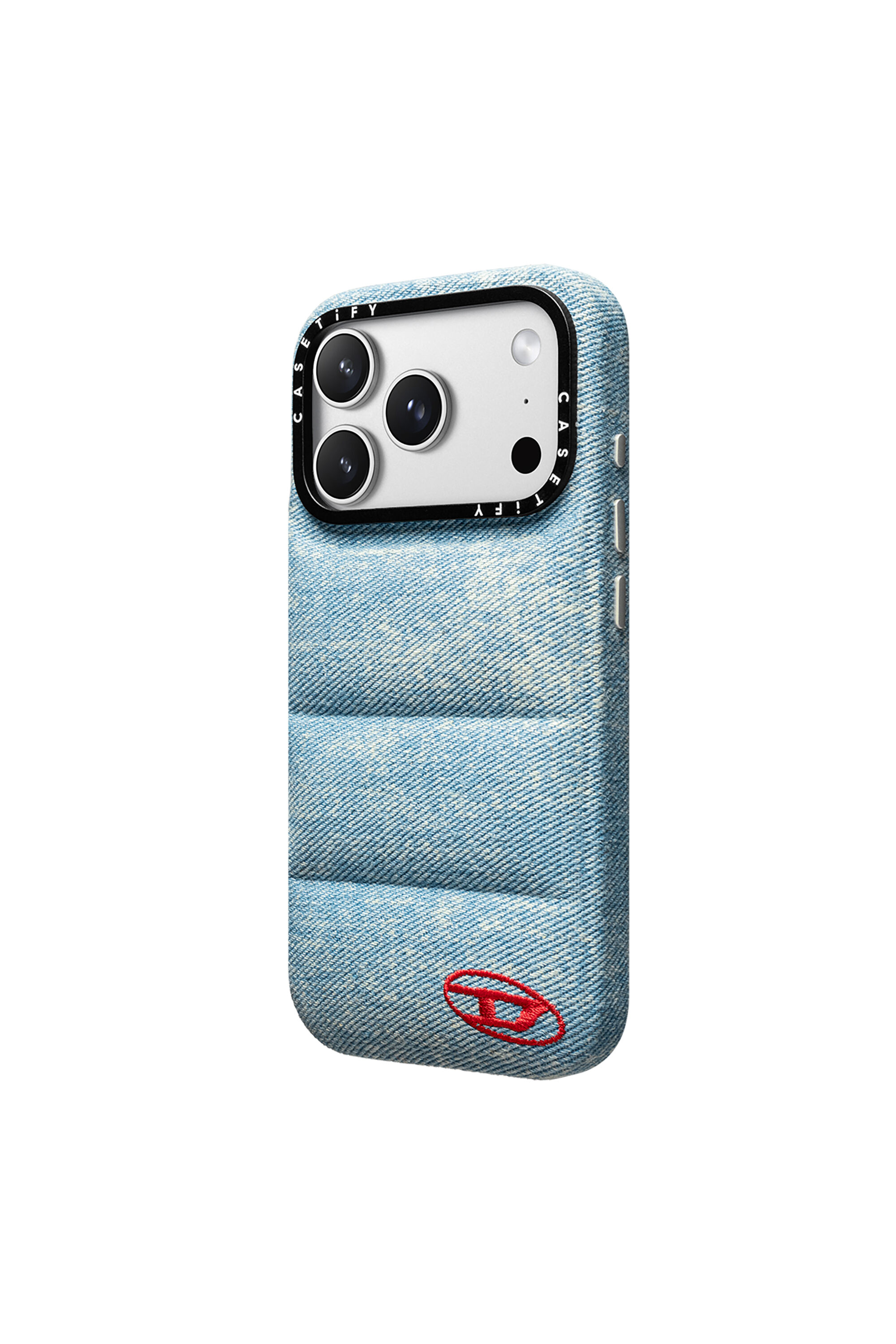 Women's Puffer case for iPhone 17 Pro | Blue | Diesel