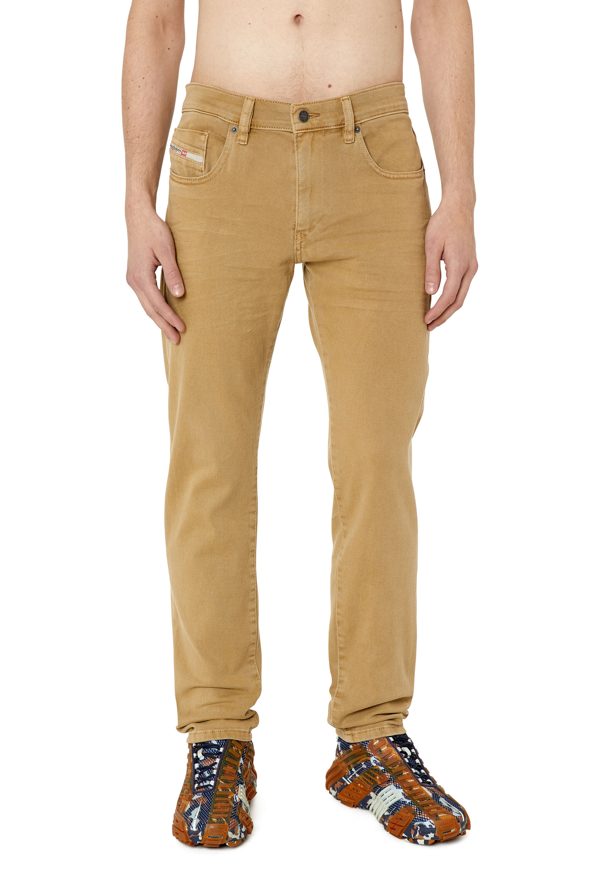 Diesel - Male's Slim Jeans 2019 D-Strukt 0QWTY, Brown - 3