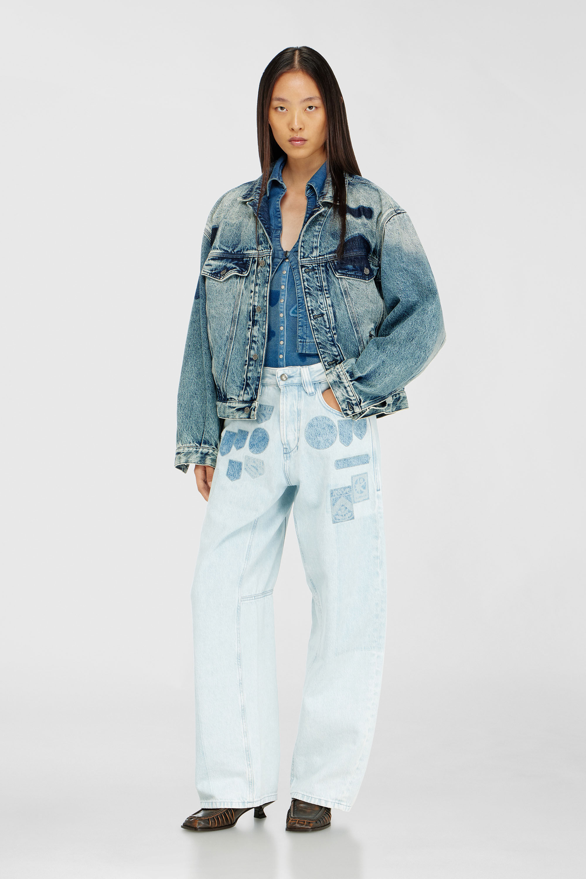 Women's Relaxed Jeans | Regular Waist 1997 D-Enim-M | Light Blue