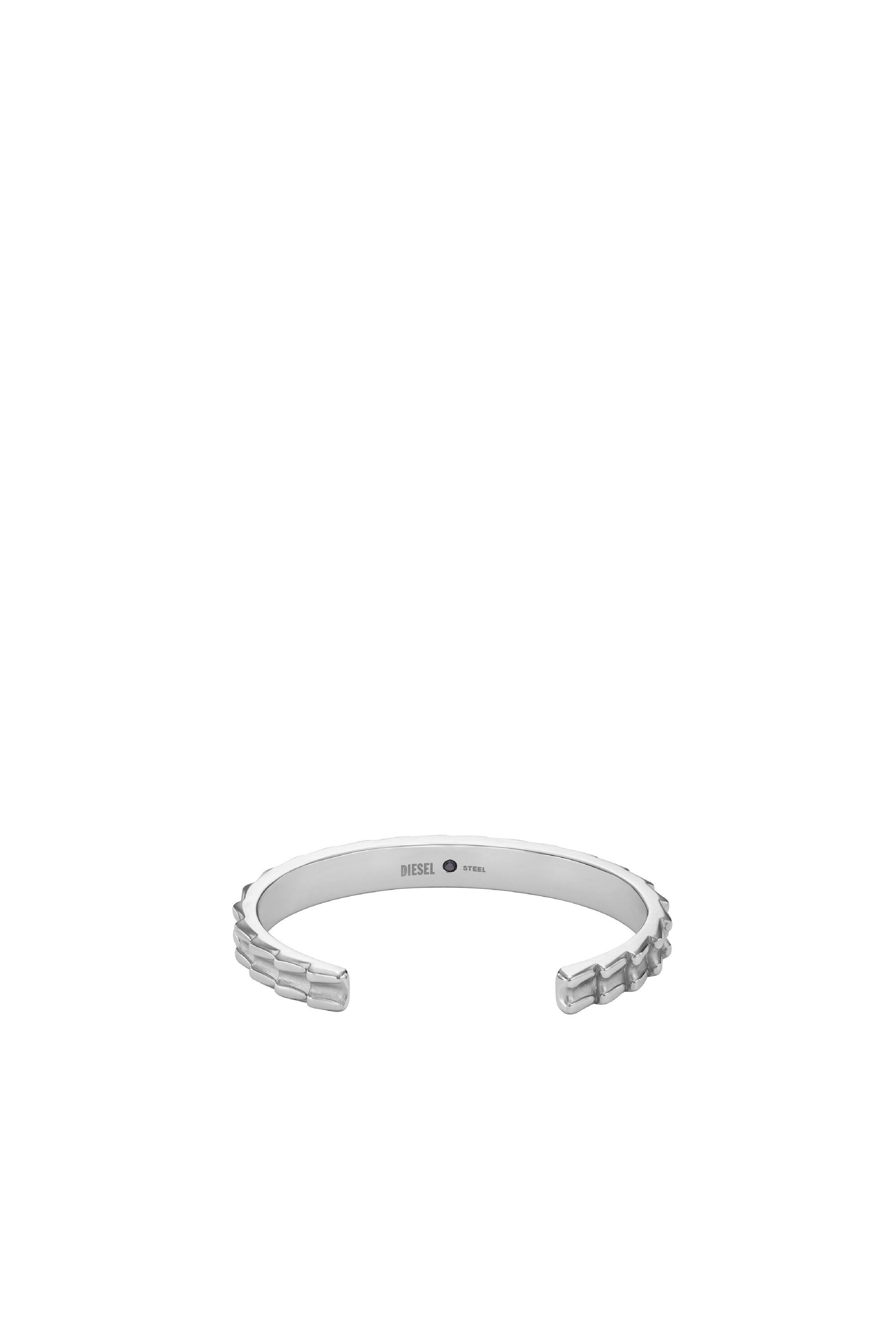 Diesel - DX1395, Bracelet en acier inoxydable Mixte in Gris argenté - 2