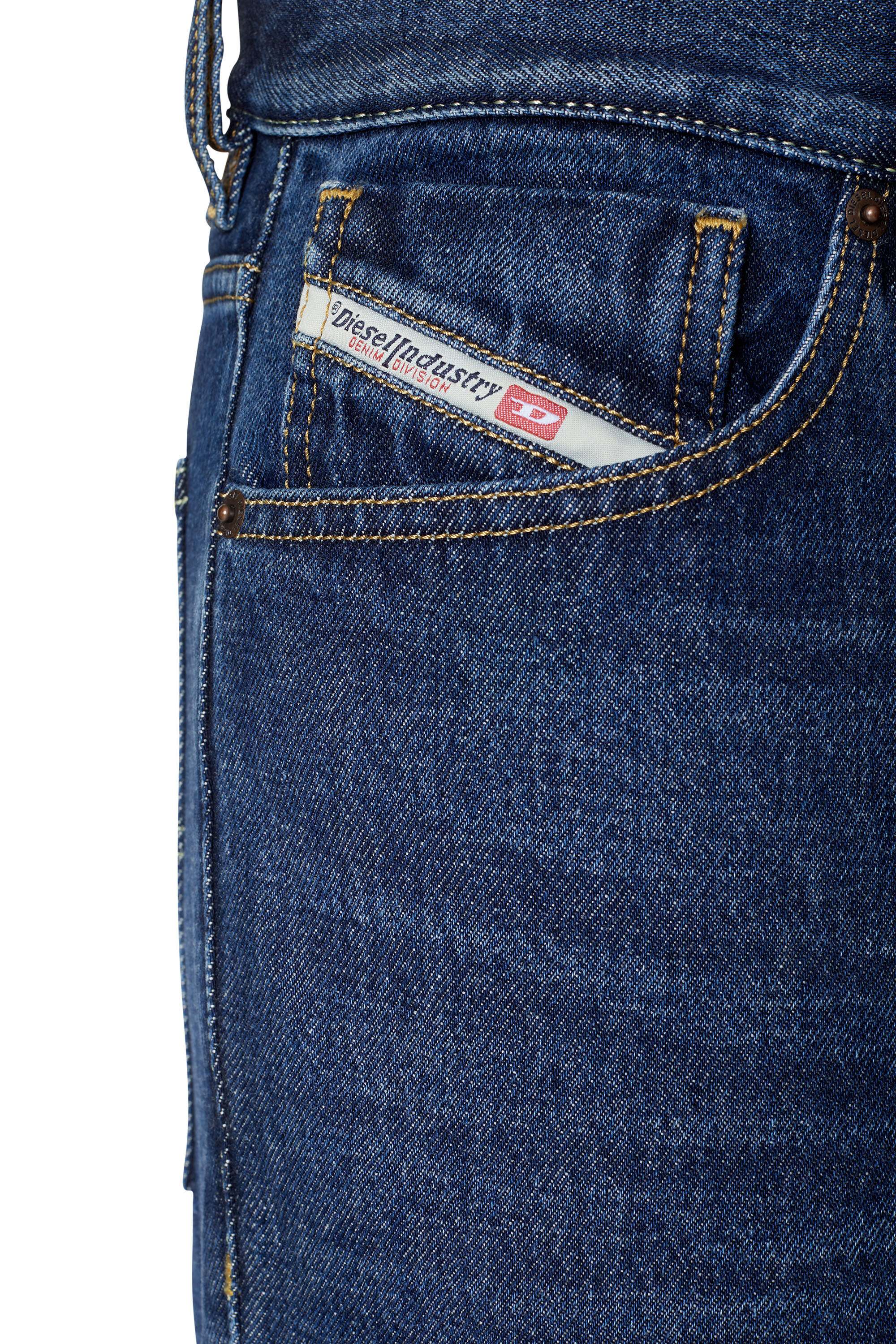Diesel - Straight Jeans 1995 D-Sark 09C03, Straight Jeans - 1995 D-Sark Homme in Bleu - 6