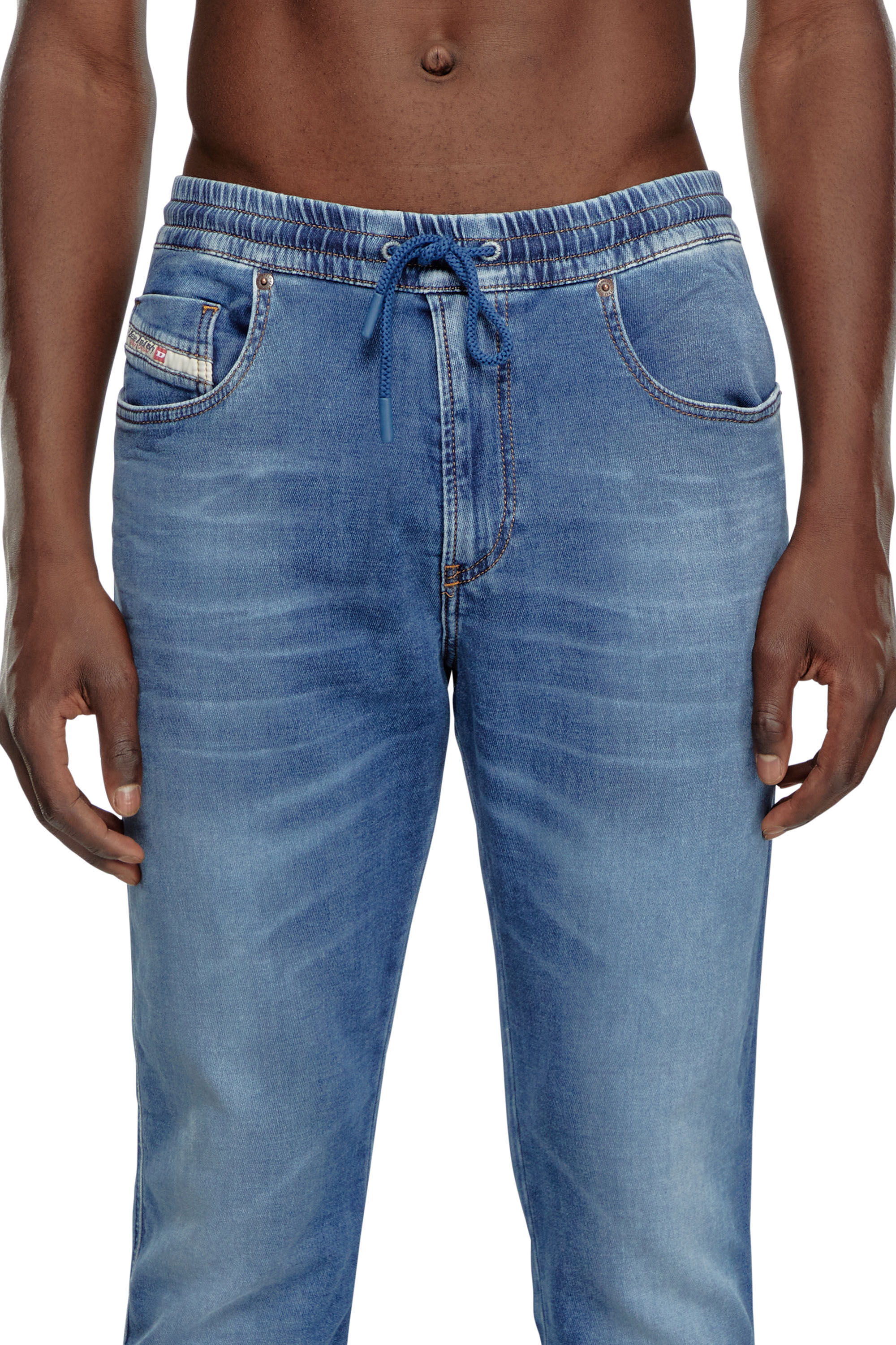 Diesel - Slim 2060 D-Strukt Joggjeans® 068HY Homme, Bleu moyen - Image 5