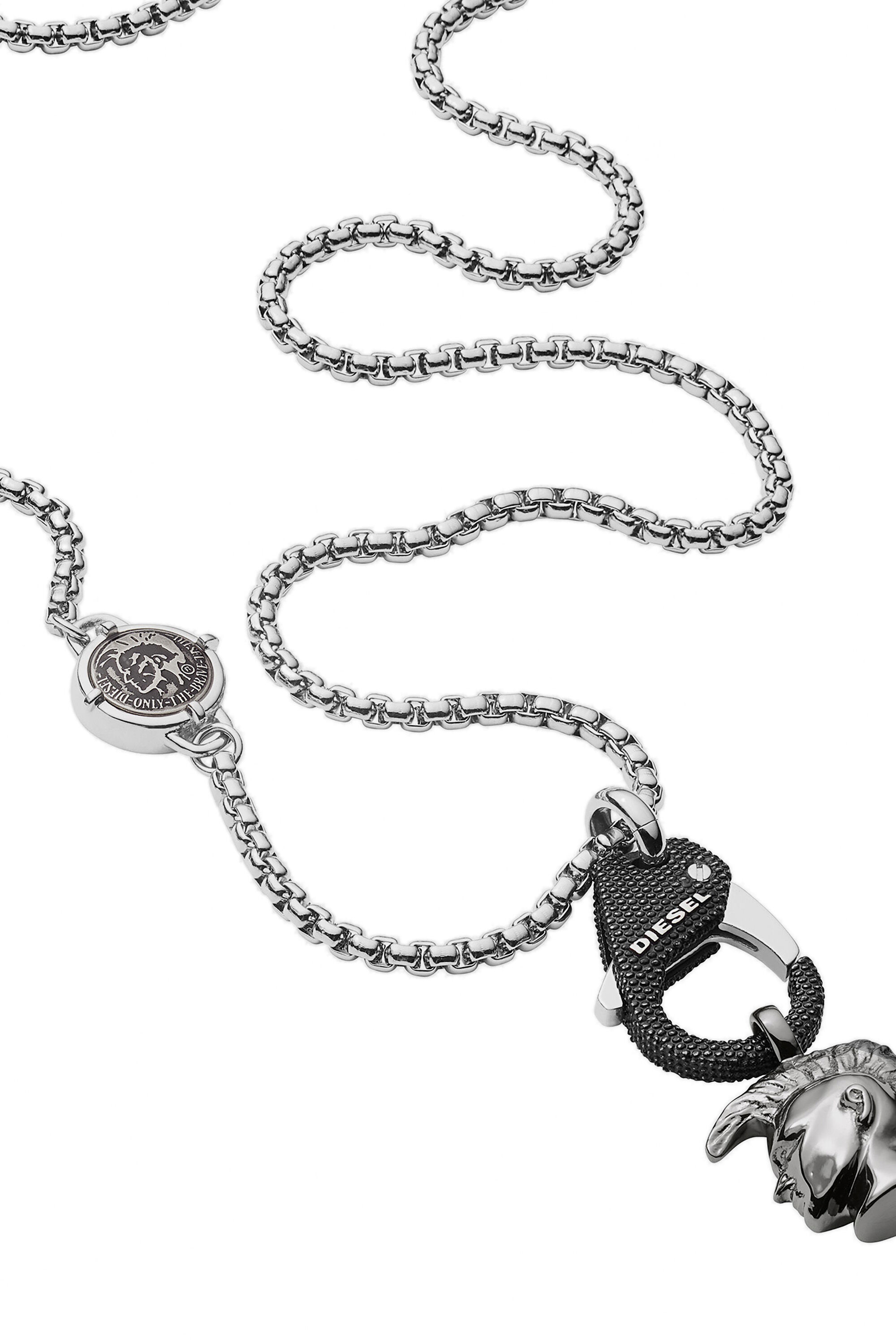 DX1148 Man: Stainless steel pendant necklace | Diesel