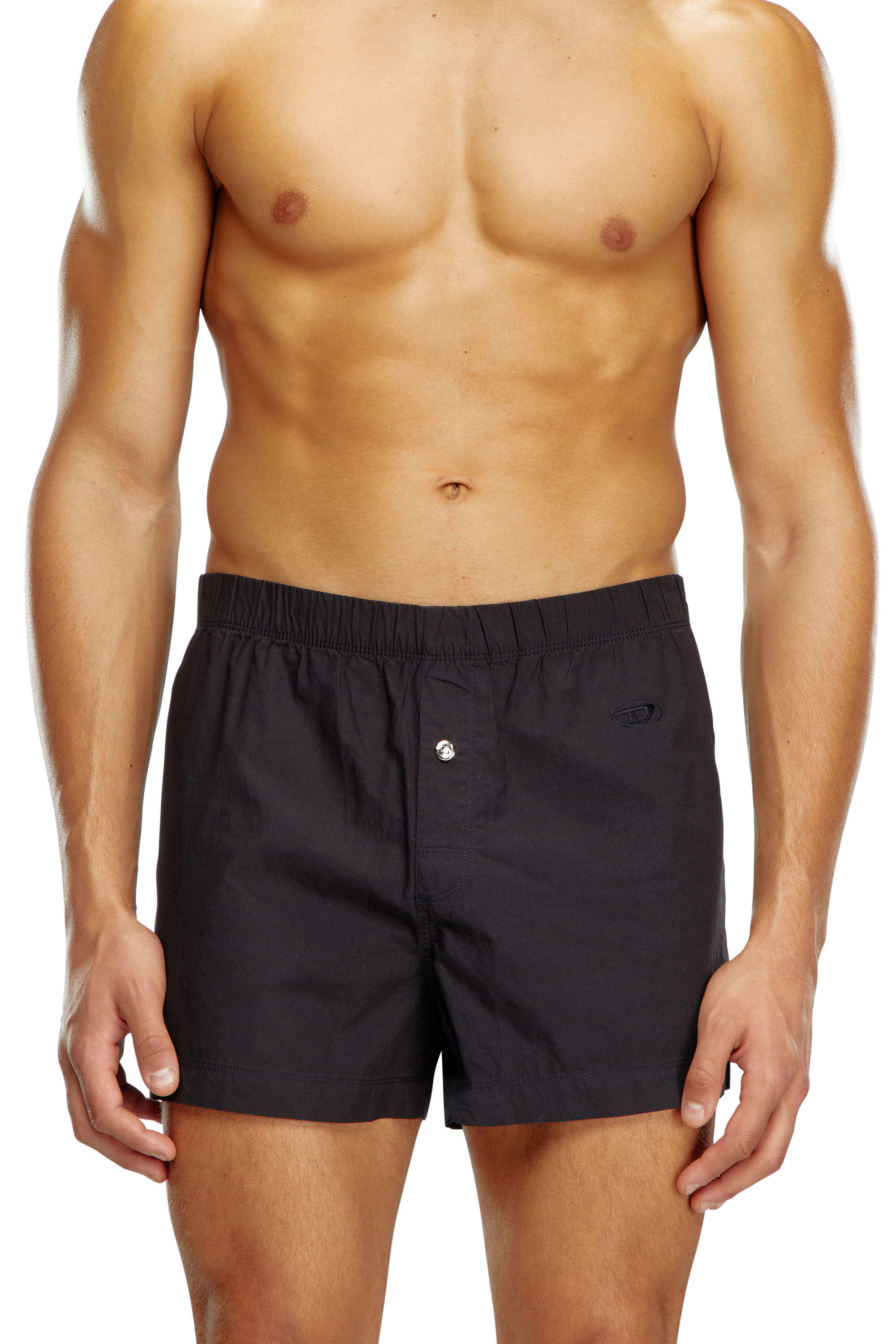 トップス UCANTBELIKEME UVC POLO X DISARK BOXER Men's Plain boxers with Oval D embroidery | Black | Diesel