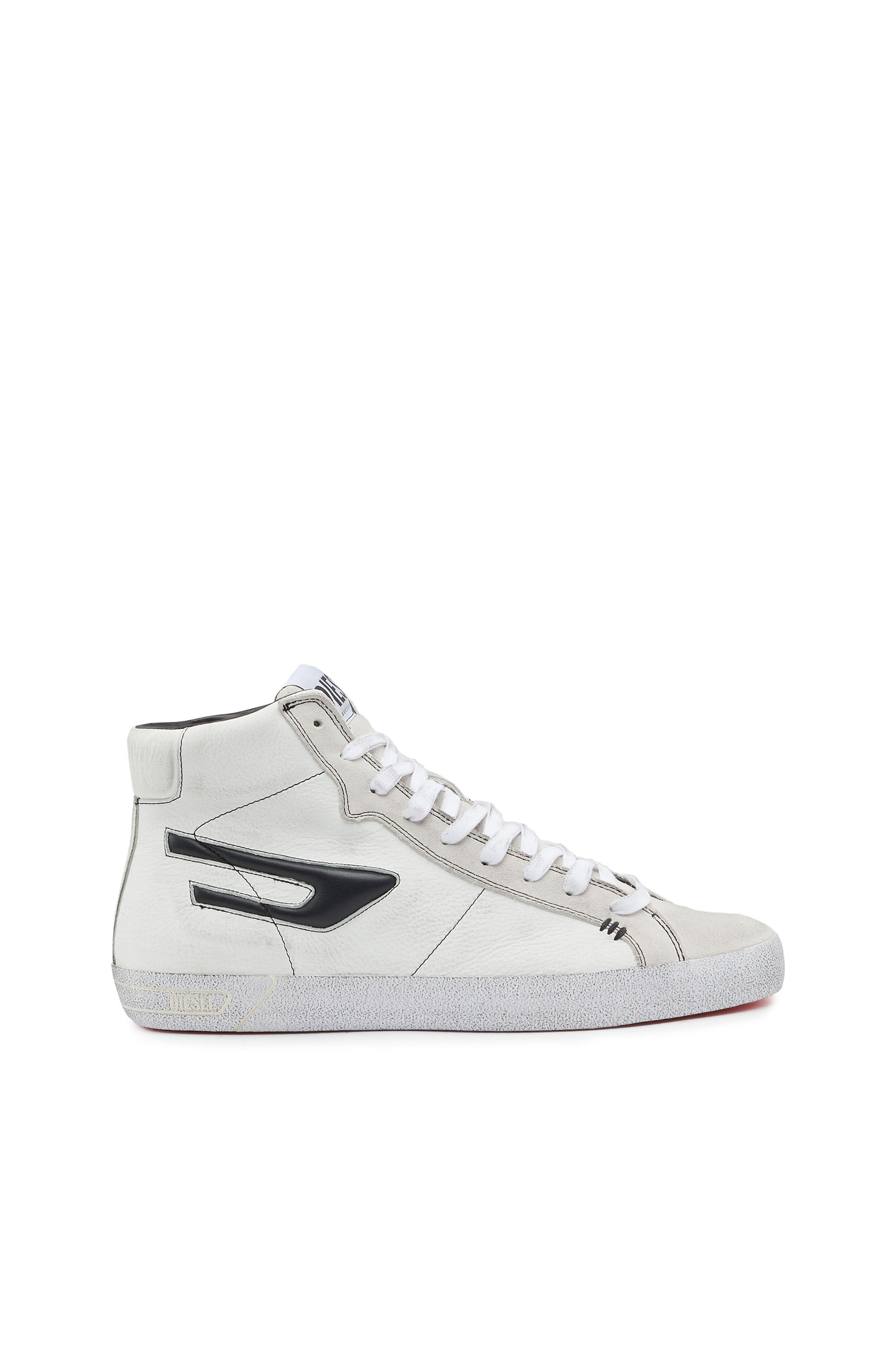 【完売必至】DIESEL S Leroji スニーカー Men's S-Leroji Mid - High-top leather sneakers with D logo