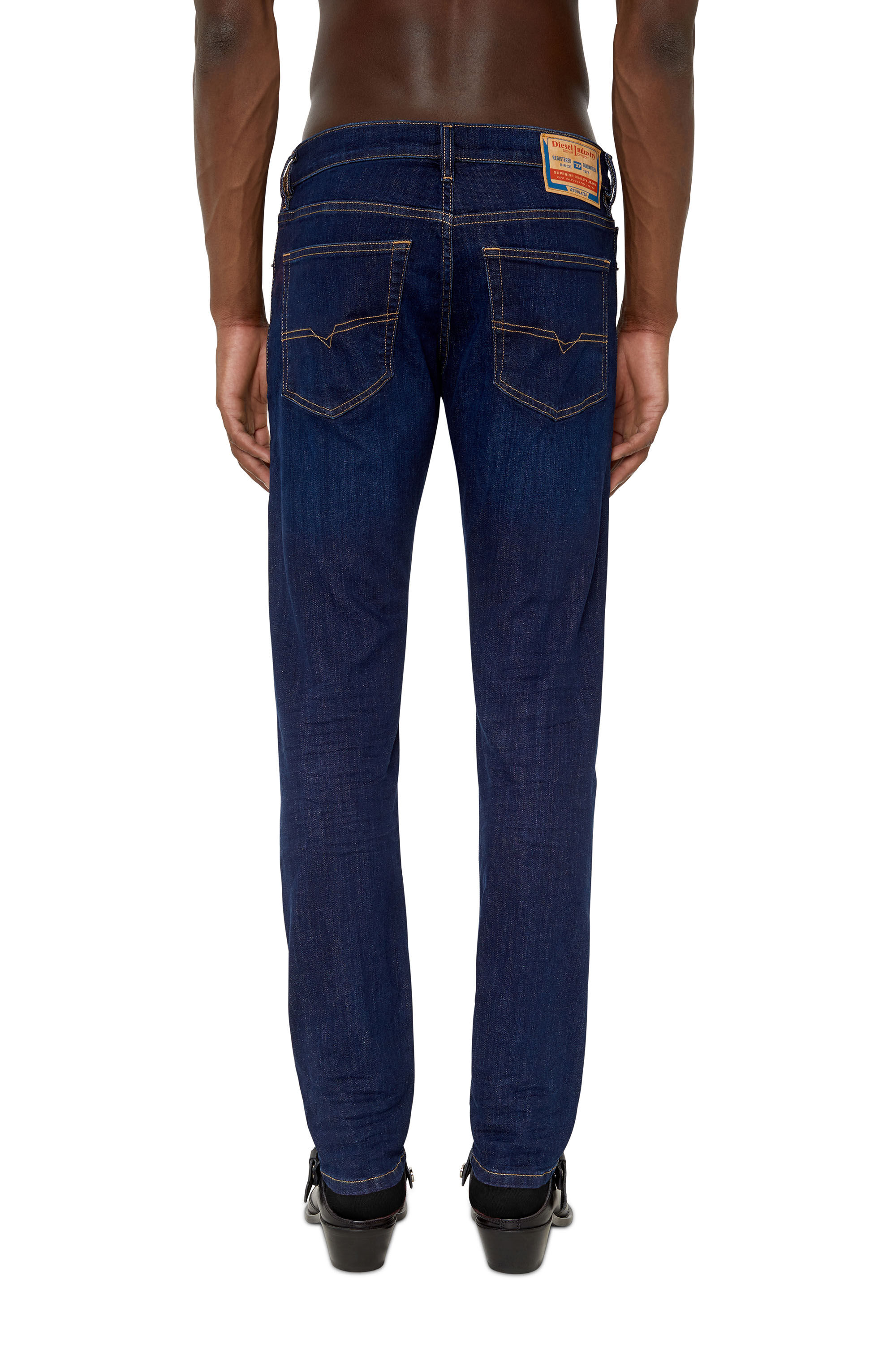 パンツ 00s archive DIESEL luster coated demim Men's Slim Jeans | Dark Blue | Diesel D-Luster