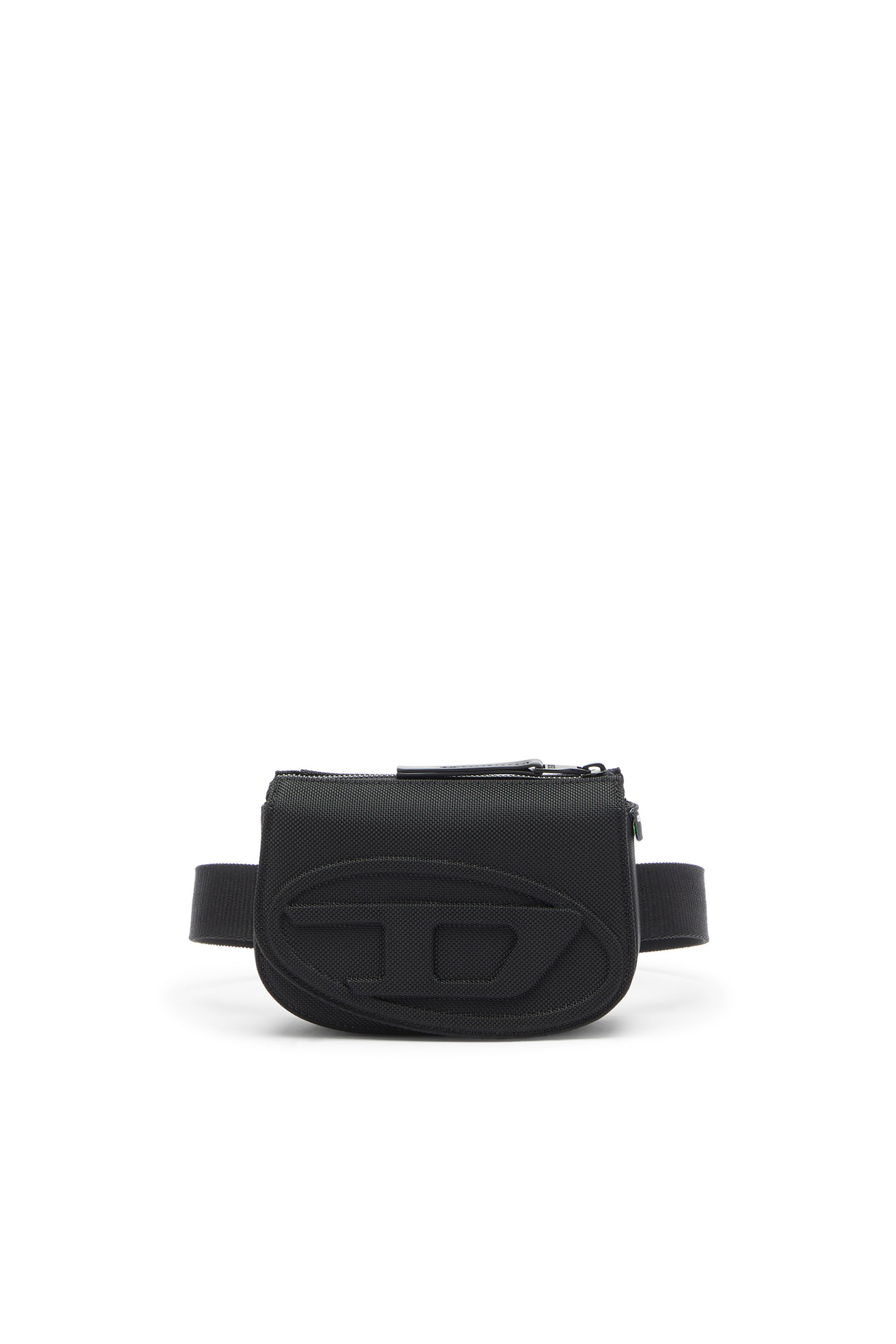 Diesel - 1DR BELTBAG, Unisex's 1DR - Belt bag in nylon with Oval D in Black - 1