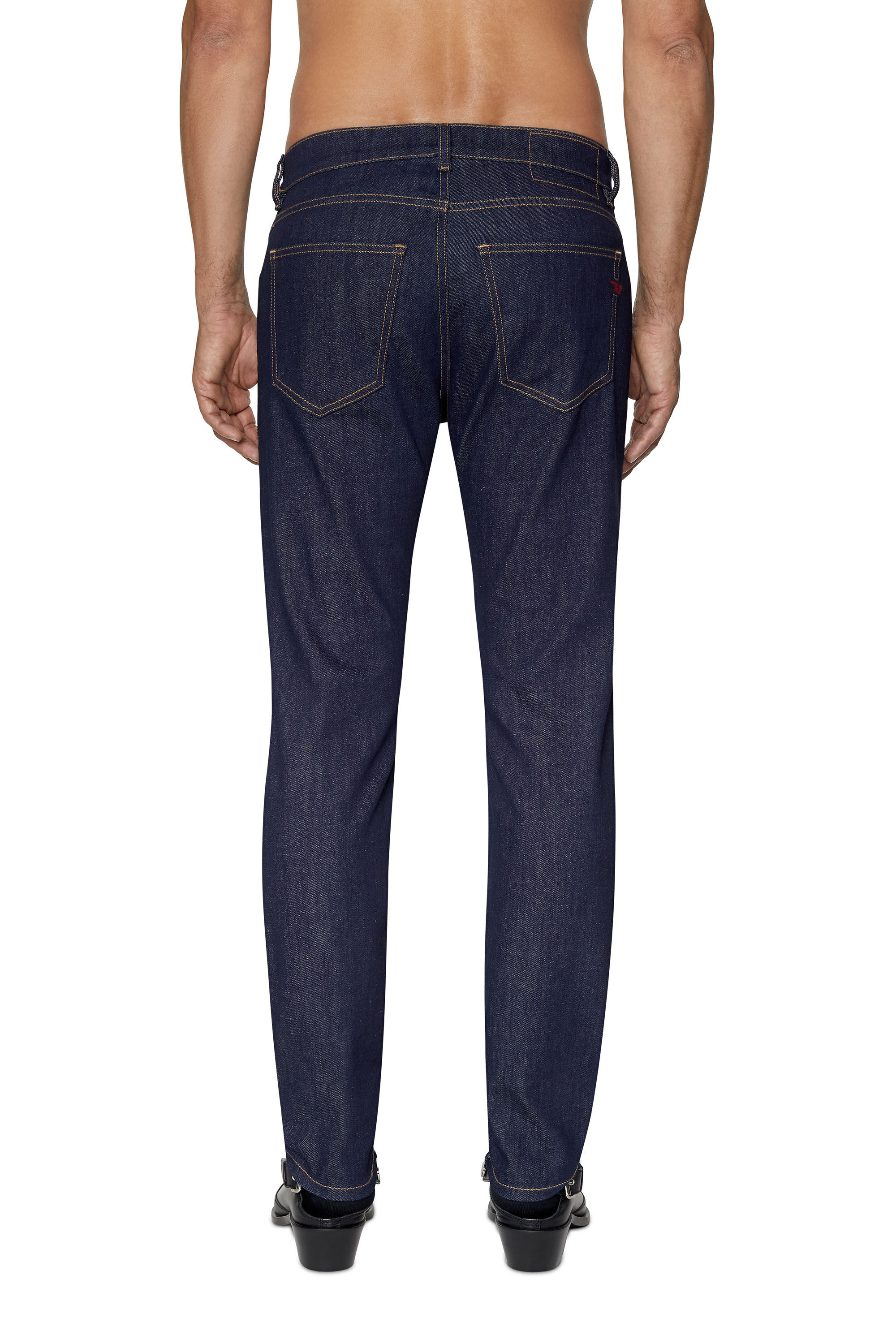 Diesel - Man's Slim Jeans 2019 D-Strukt Z9B89, Dark Blue - 4
