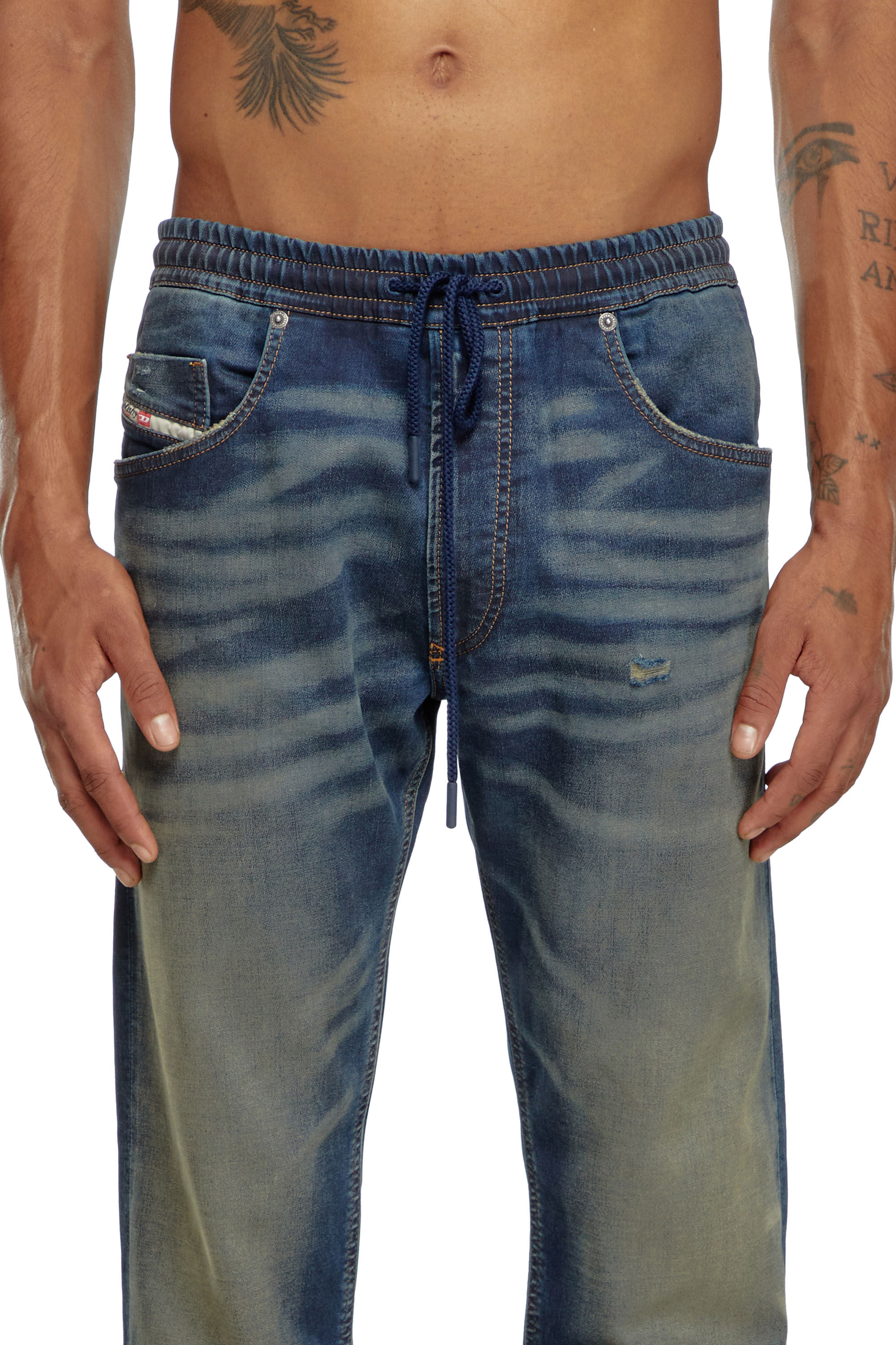 Diesel - Male's Regular 2030 D-Krooley Joggjeans® 09J34, Dark Blue - 5