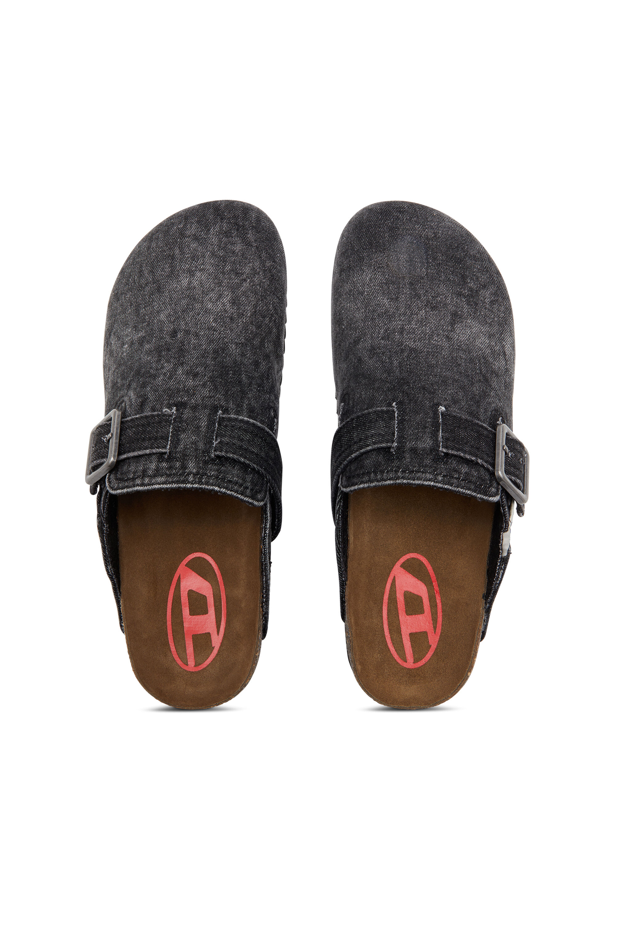 Diesel - D-WOODSTOCK X, Male's D-Woodstock-Mules in faded denim in Black - 4