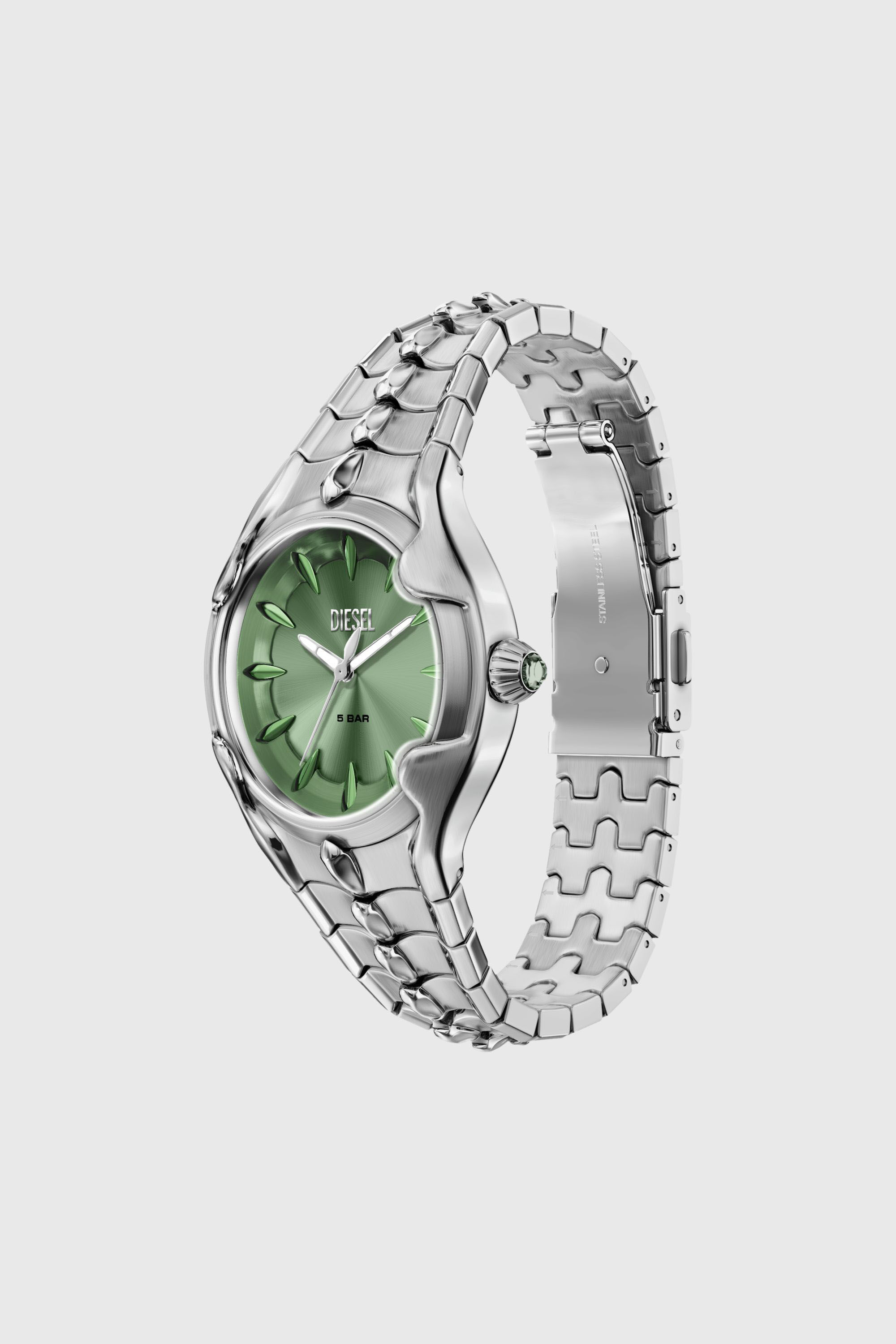 Men's Vert stainless steel watch | Silver | Diesel US