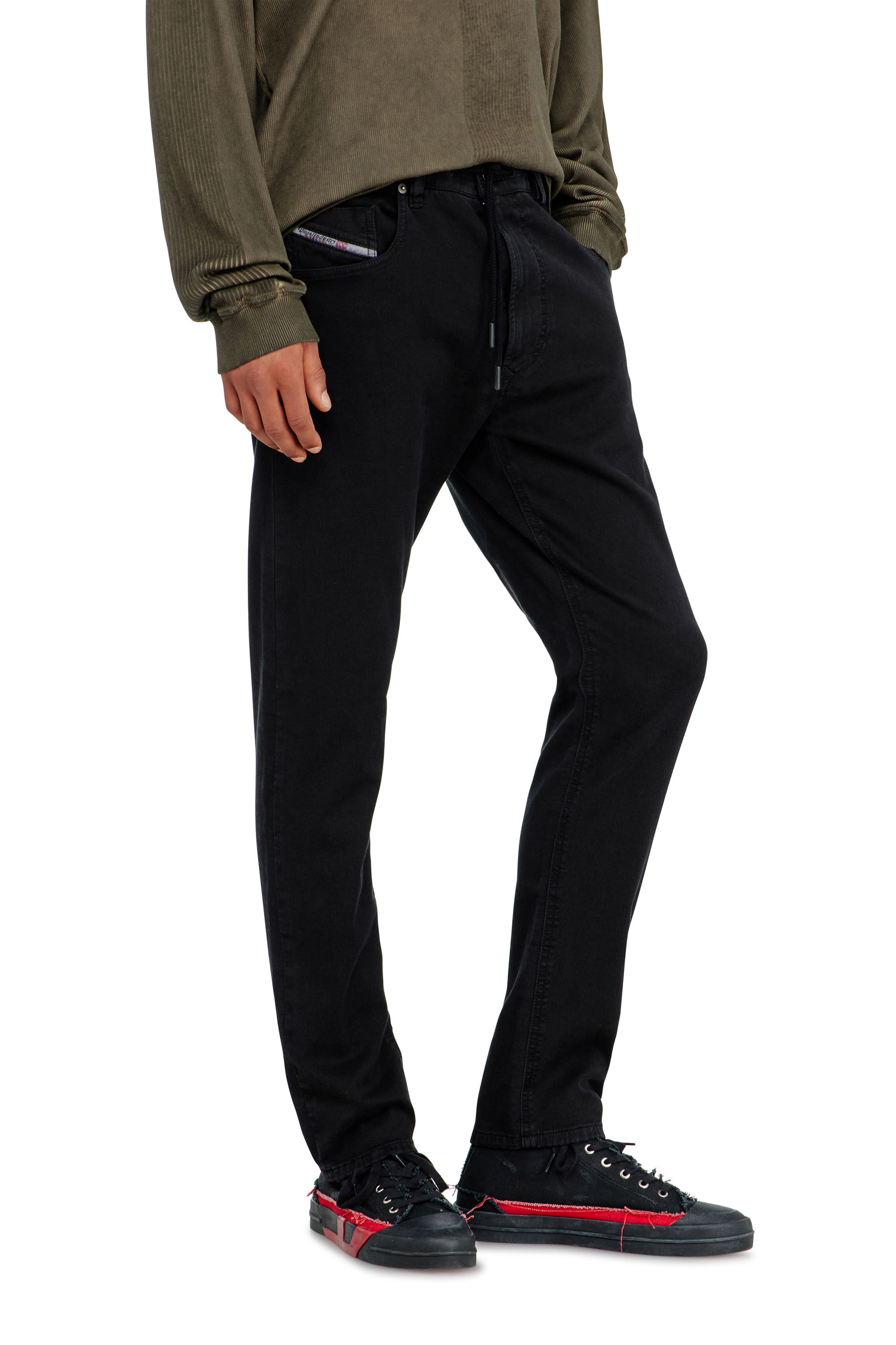   Jeans ブラックボディバッグ Men's Regular Jeans | Black/Dark grey | Diesel 2032 D-Krooley