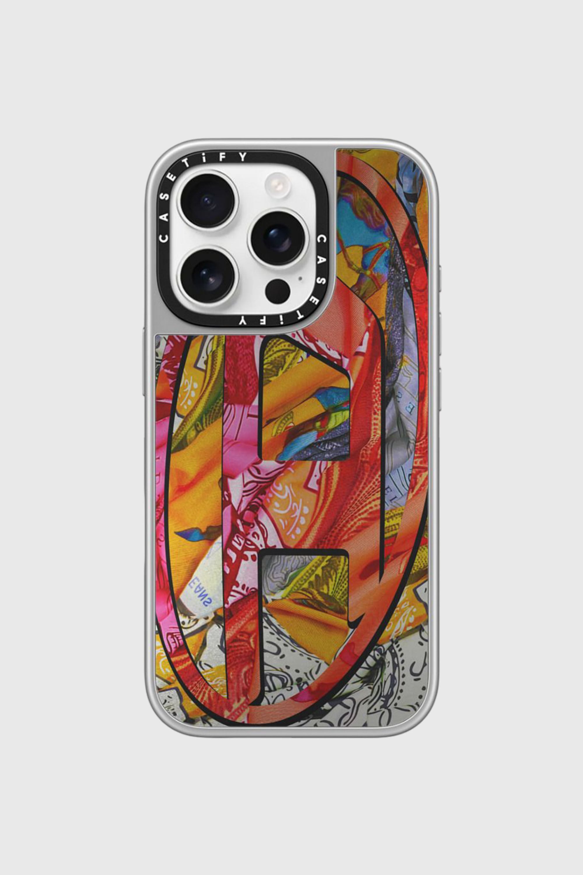 Diesel - 60334 CASETIFY MOULDED CASE, Unisex's Magsafe Bandana Case iPhone 16 Pro in Multicolor - 1