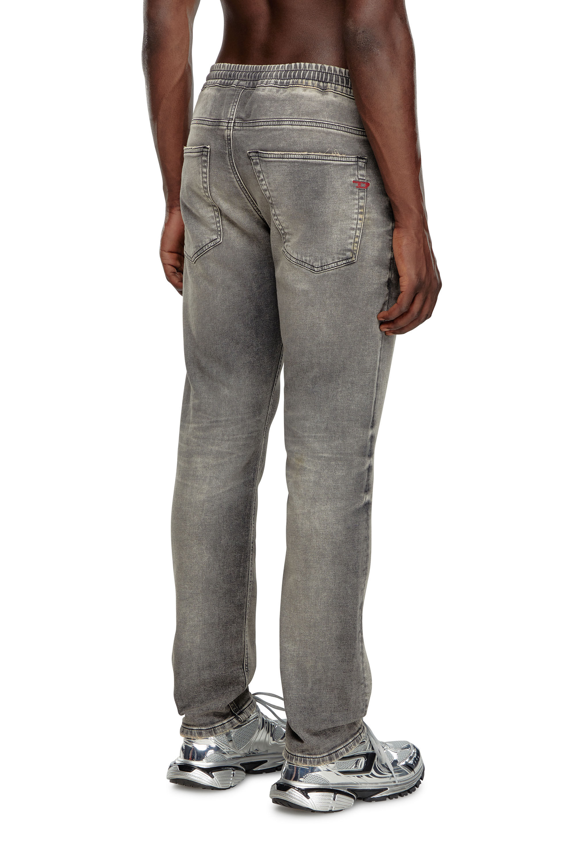 Diesel - Male's Regular 2030 D-Krooley Joggjeans® 068LQ, Grey - 4