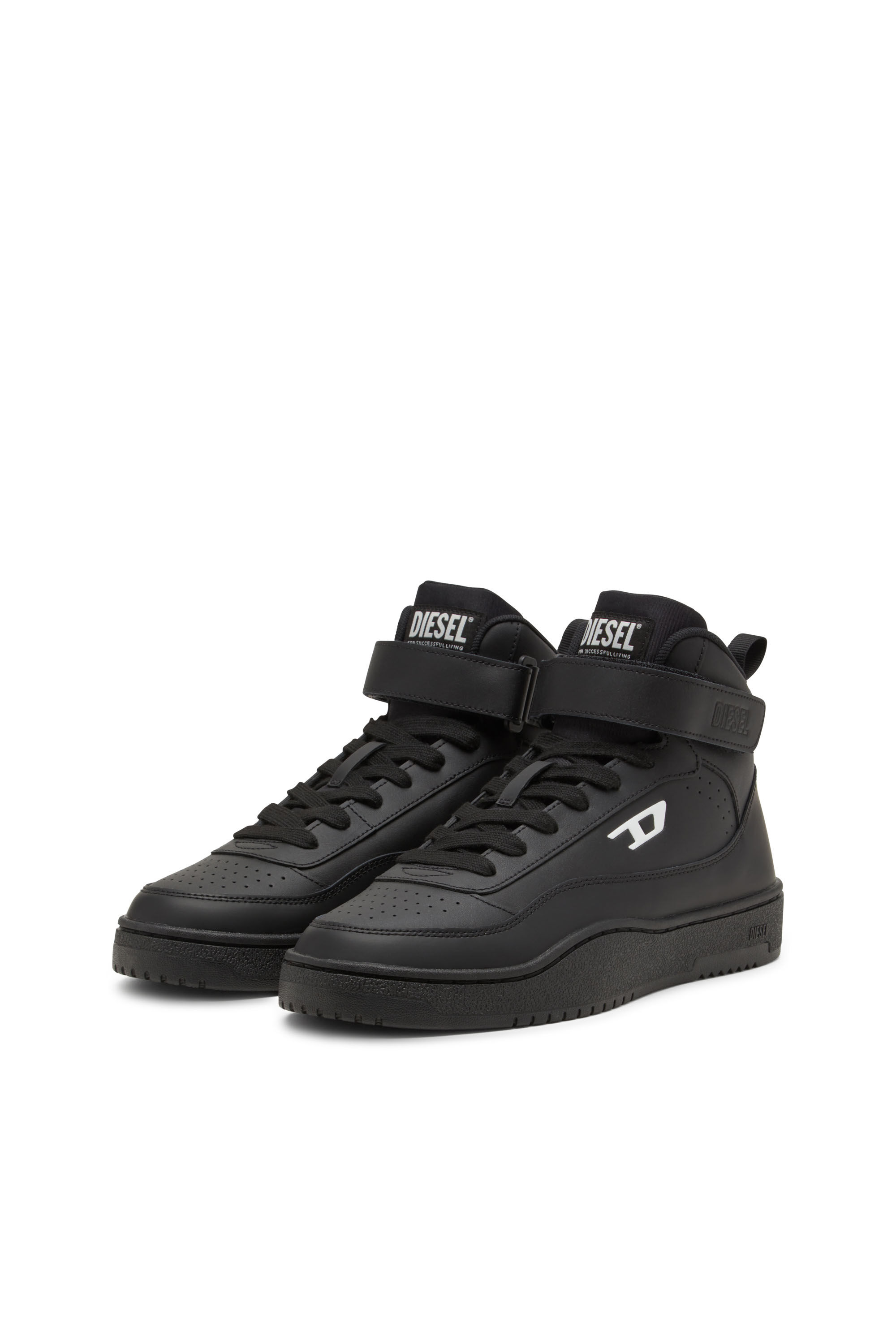 tonです。 Men's S-Tracker-D-Mid top sneaker | Black | Diesel