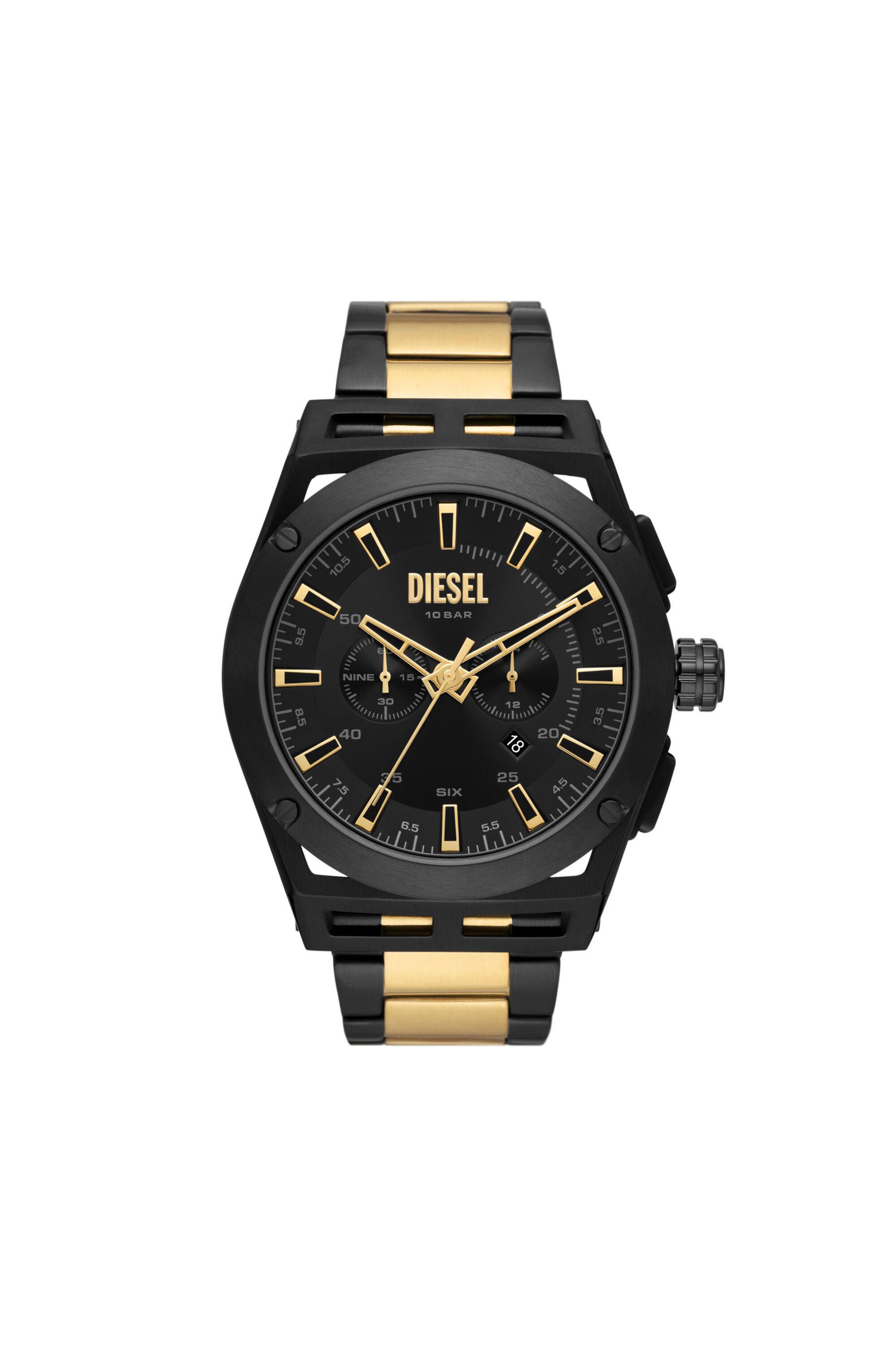 DIESEL BLACK GOLD ピーコート DZ4612 Man: Timeframe Chronograph Stainless Steel Watch | Diesel