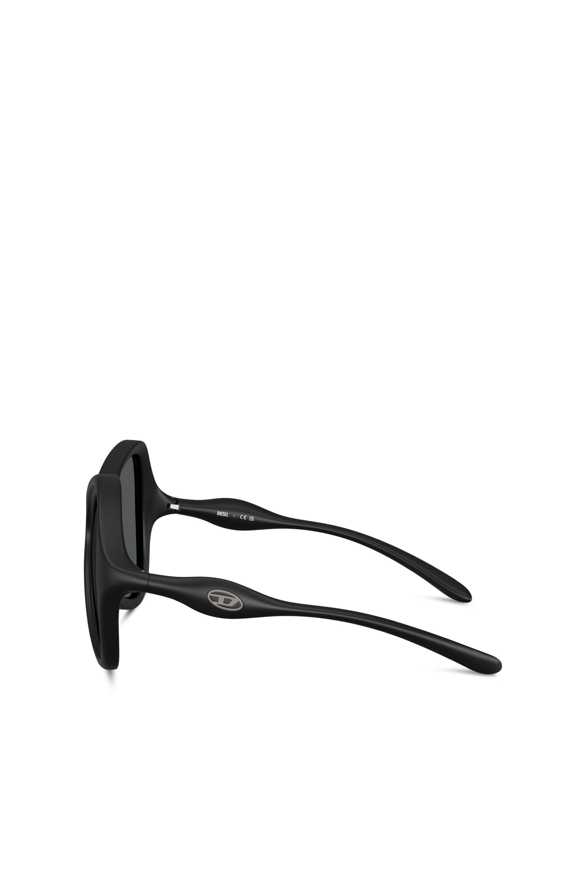 Diesel - 0DL3010U, Unisex's Cat-eye style sunglasses in Black - 2