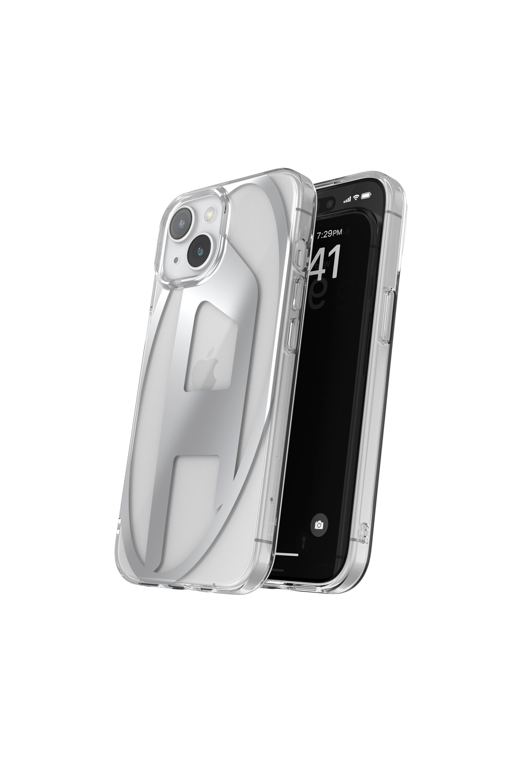 Diesel - 54201 MOULDED CASE, Unisex's Clear Case, iPhone 15 in Silver - 3