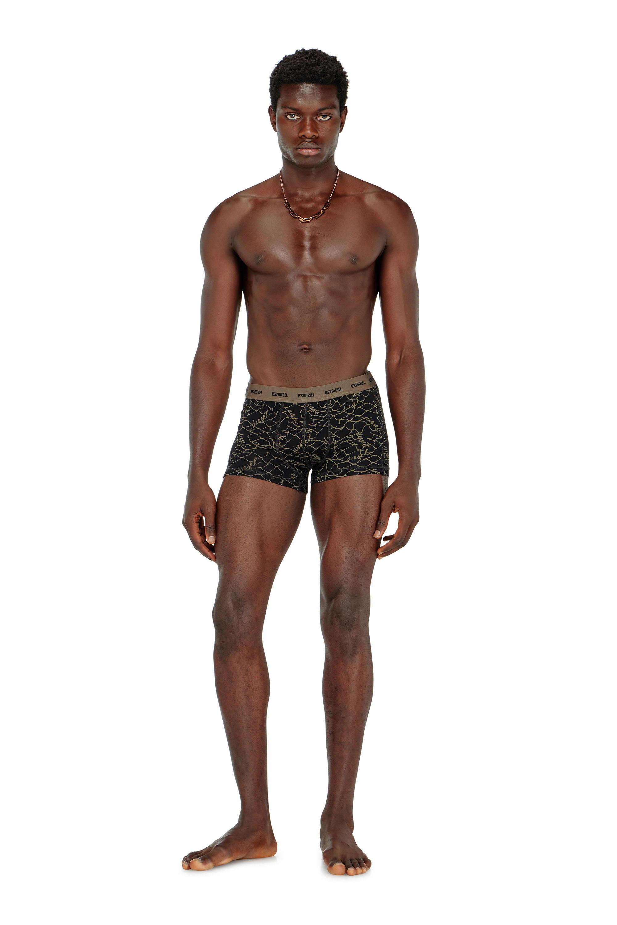 Diesel - DAMIEN-UTLT-3PACK, Lot de trois boxers avec motif graphique Homme in Noir - 2