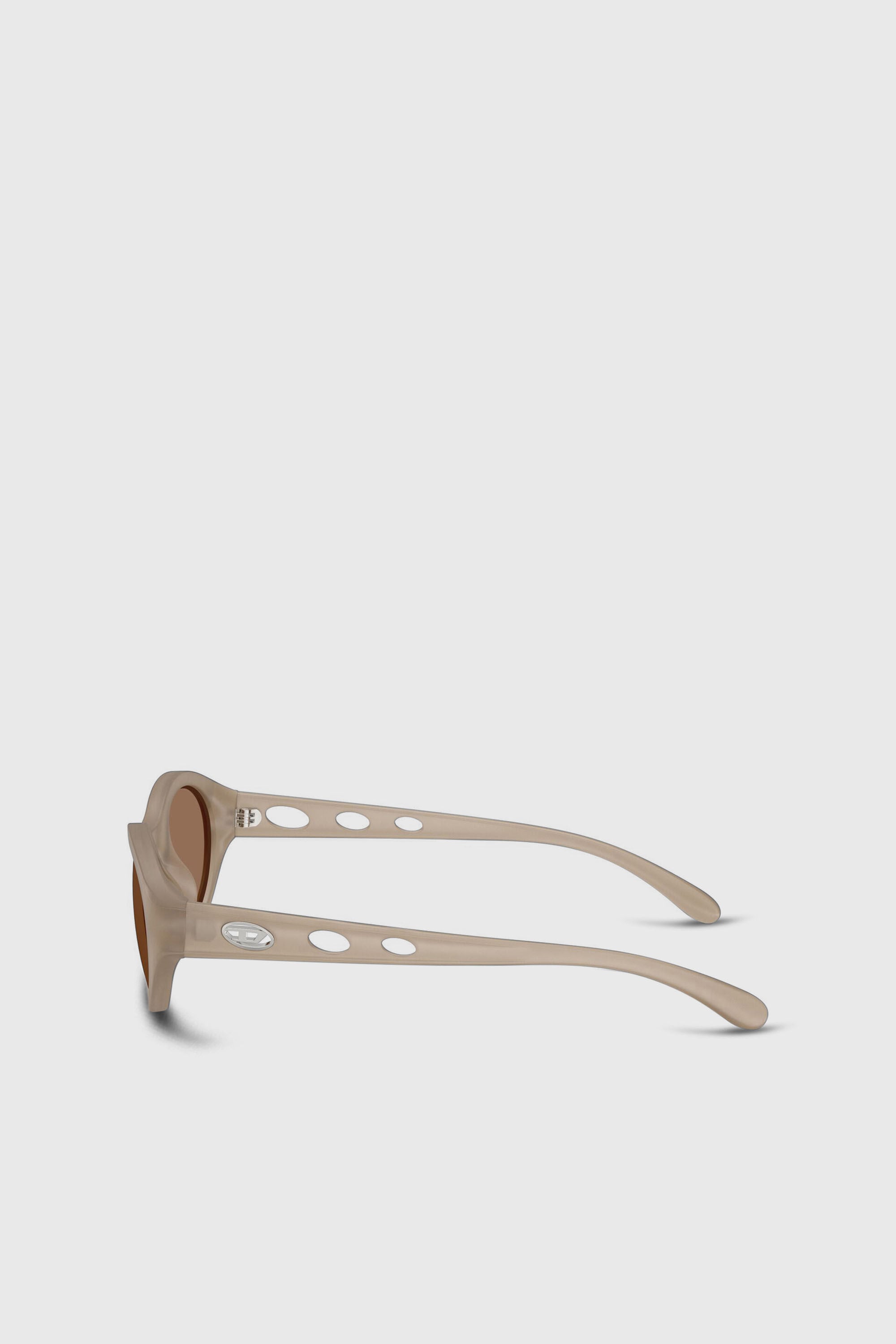Women's Oval sunglasses | Beige | Diesel {{Country}}