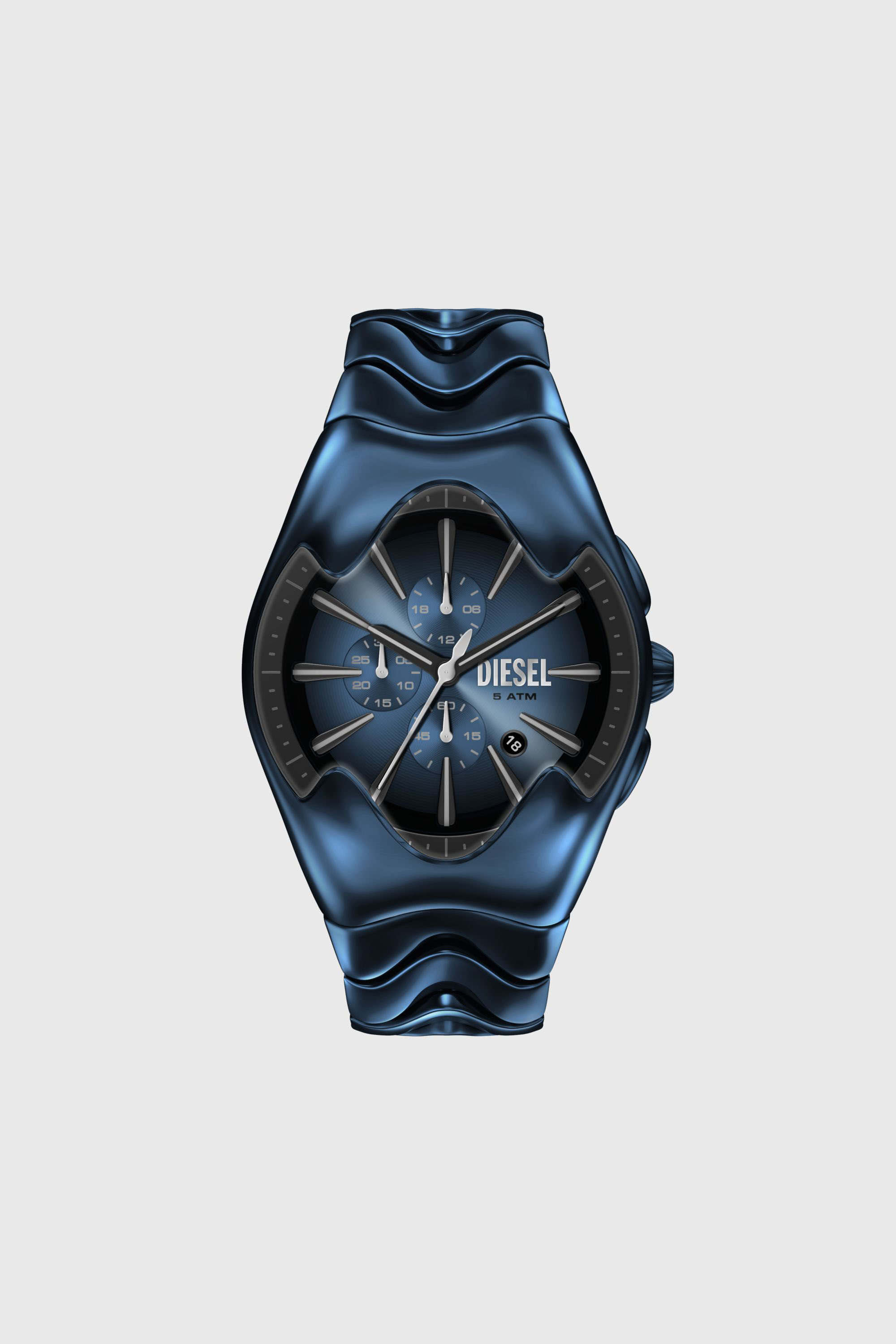 Men's Mercurial Chronograph Blue Stainless Steel Watch