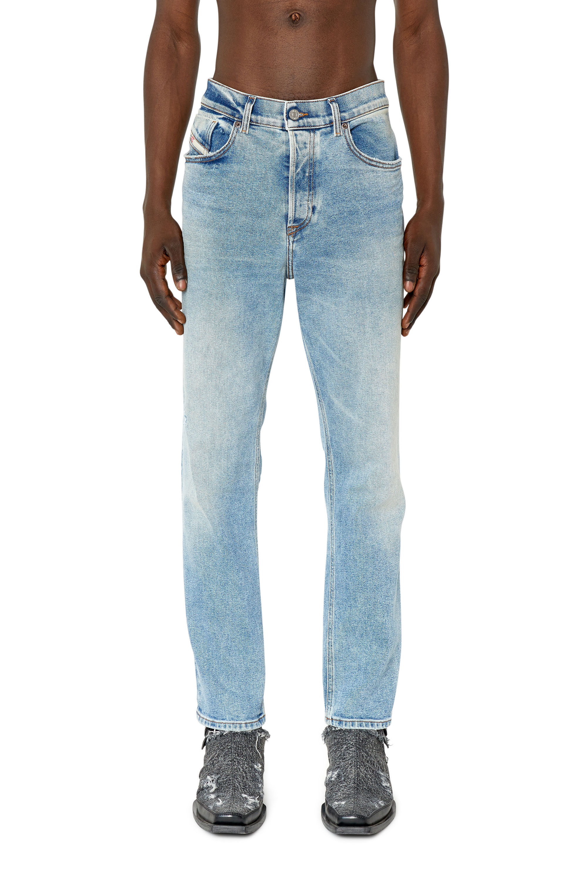 2005 D-FINING Man: tapered with button fly Light blue Jeans | Diesel