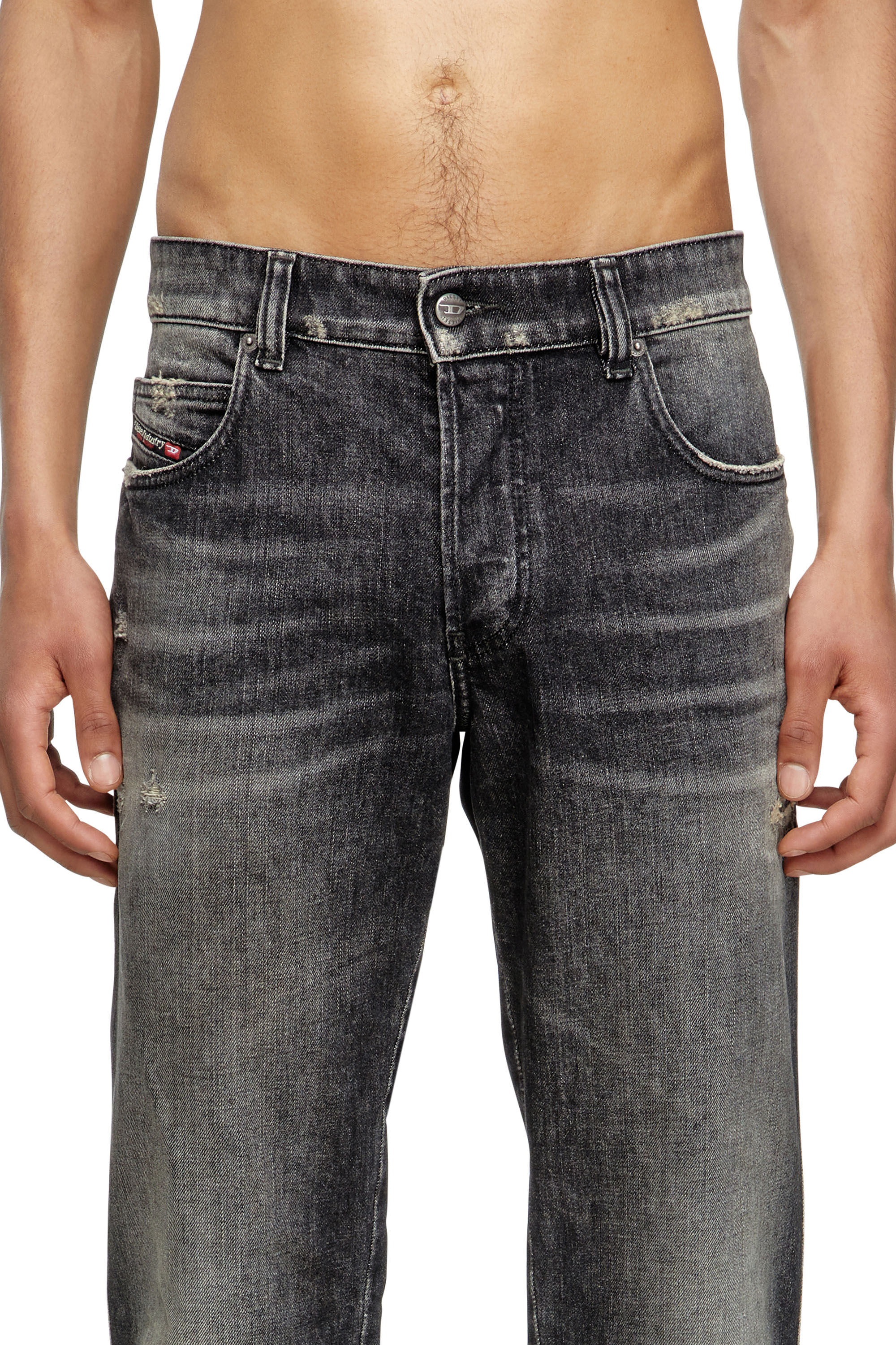 Diesel - Man's Slim Jeans 1993 D-Vyl 09M54, Black/Dark grey - 5