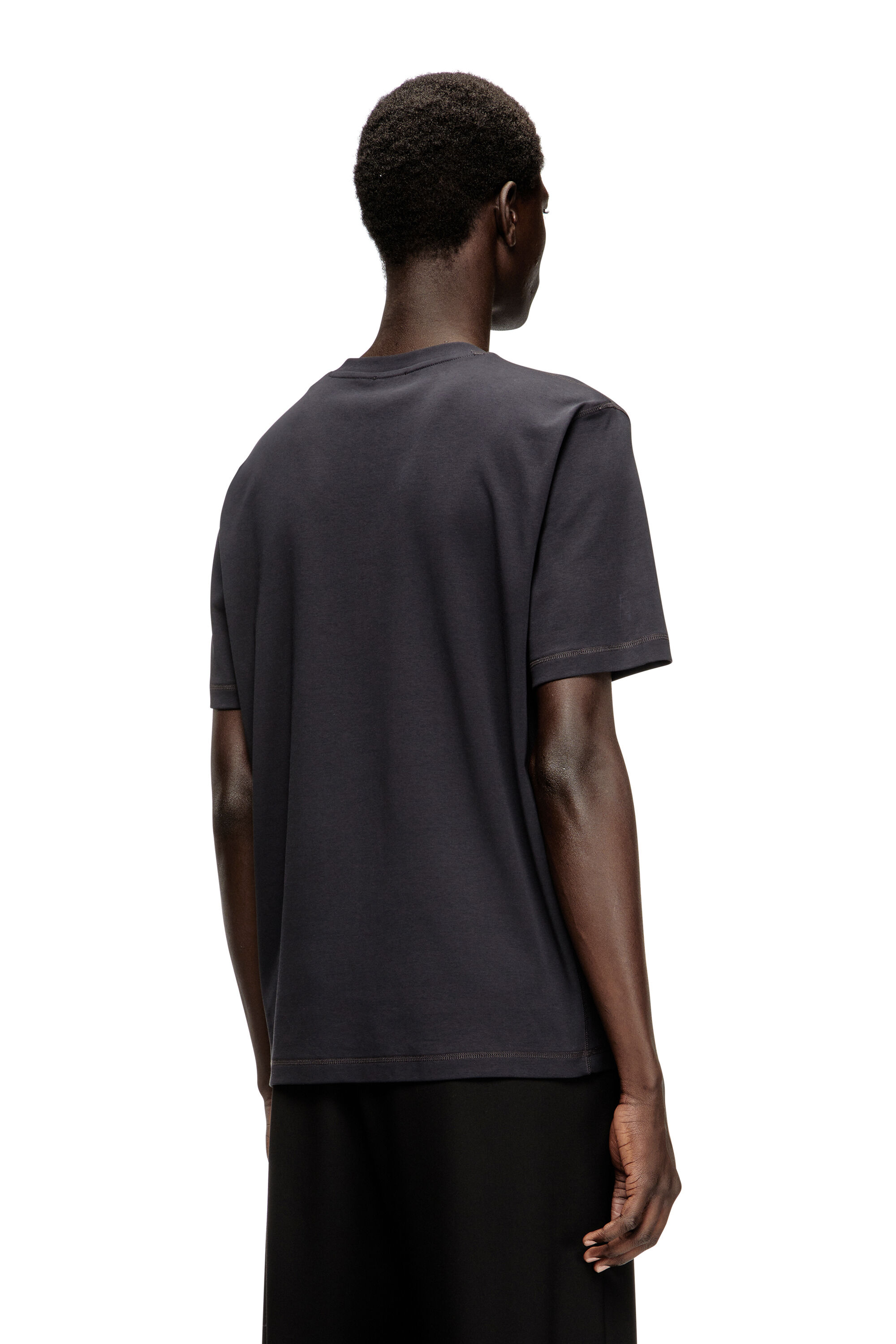 DIESEL tシャツ Men's Regular T-shirt with crew neck and Oval D | Grey | Diesel