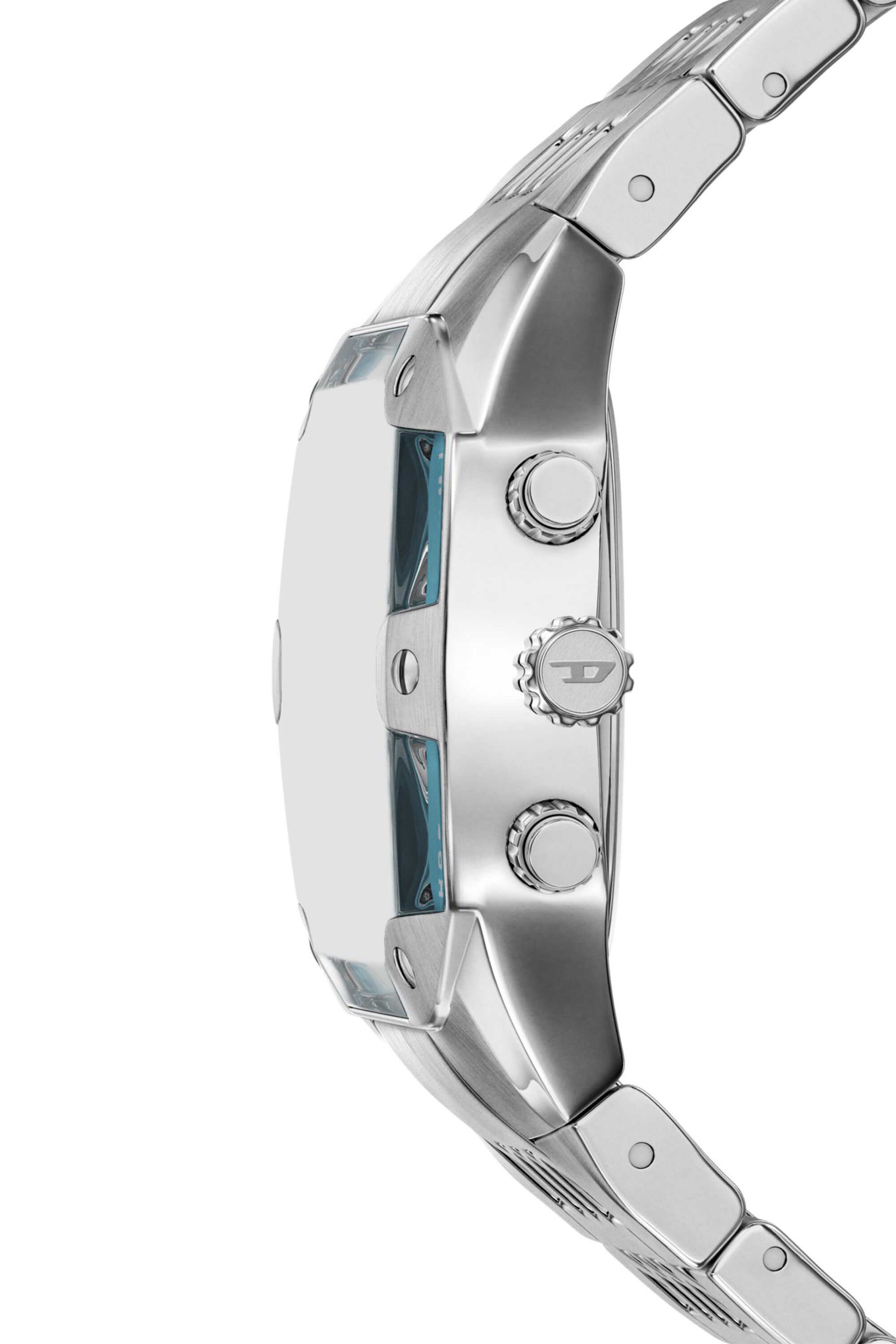 Diesel - DZ4725 WATCH, Reloj Spiked Cushion de acero inoxidable Hombre in Plateado - 3