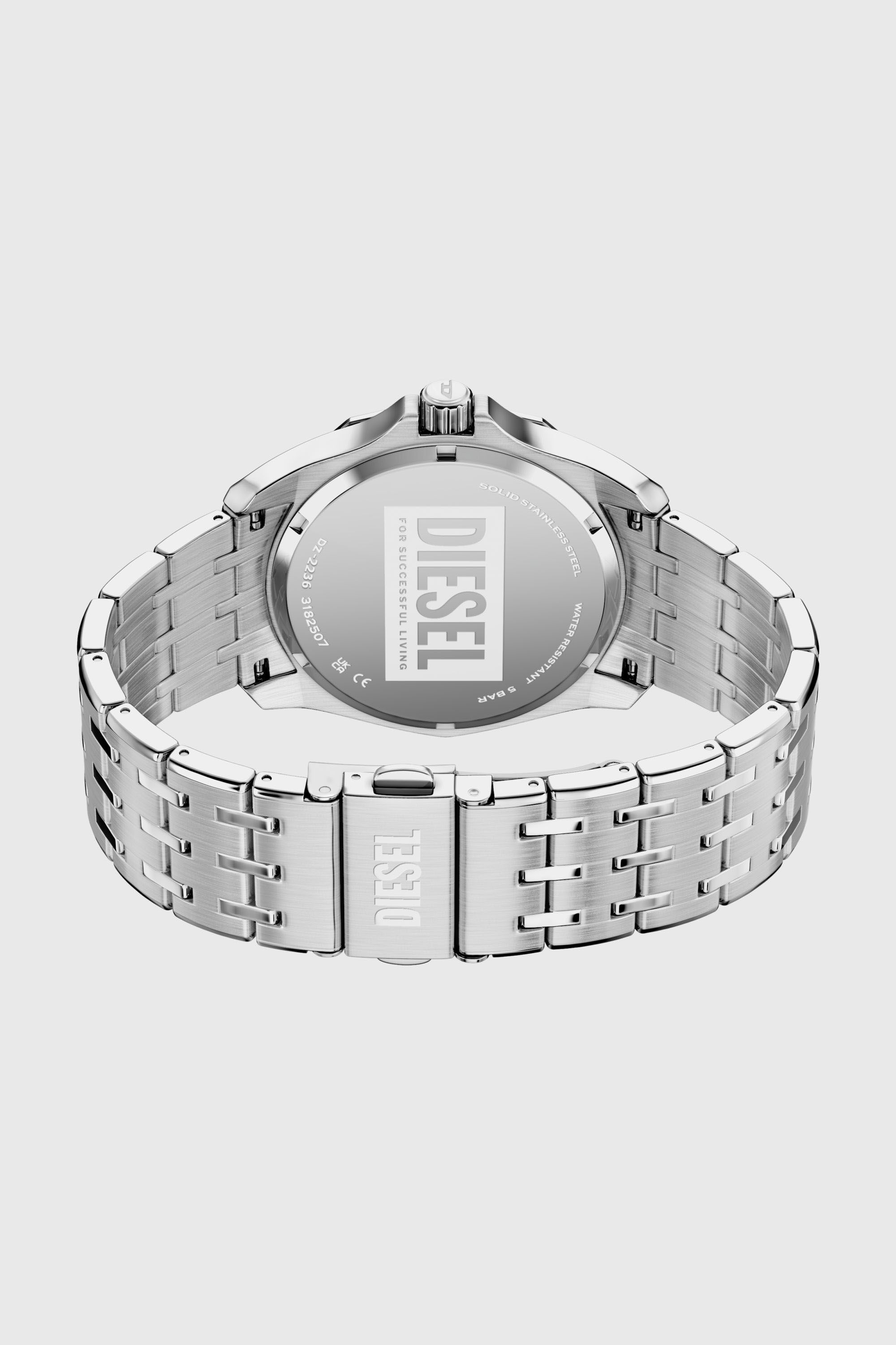 Men's Stinger stainless steel watch | Silver | Diesel MX
