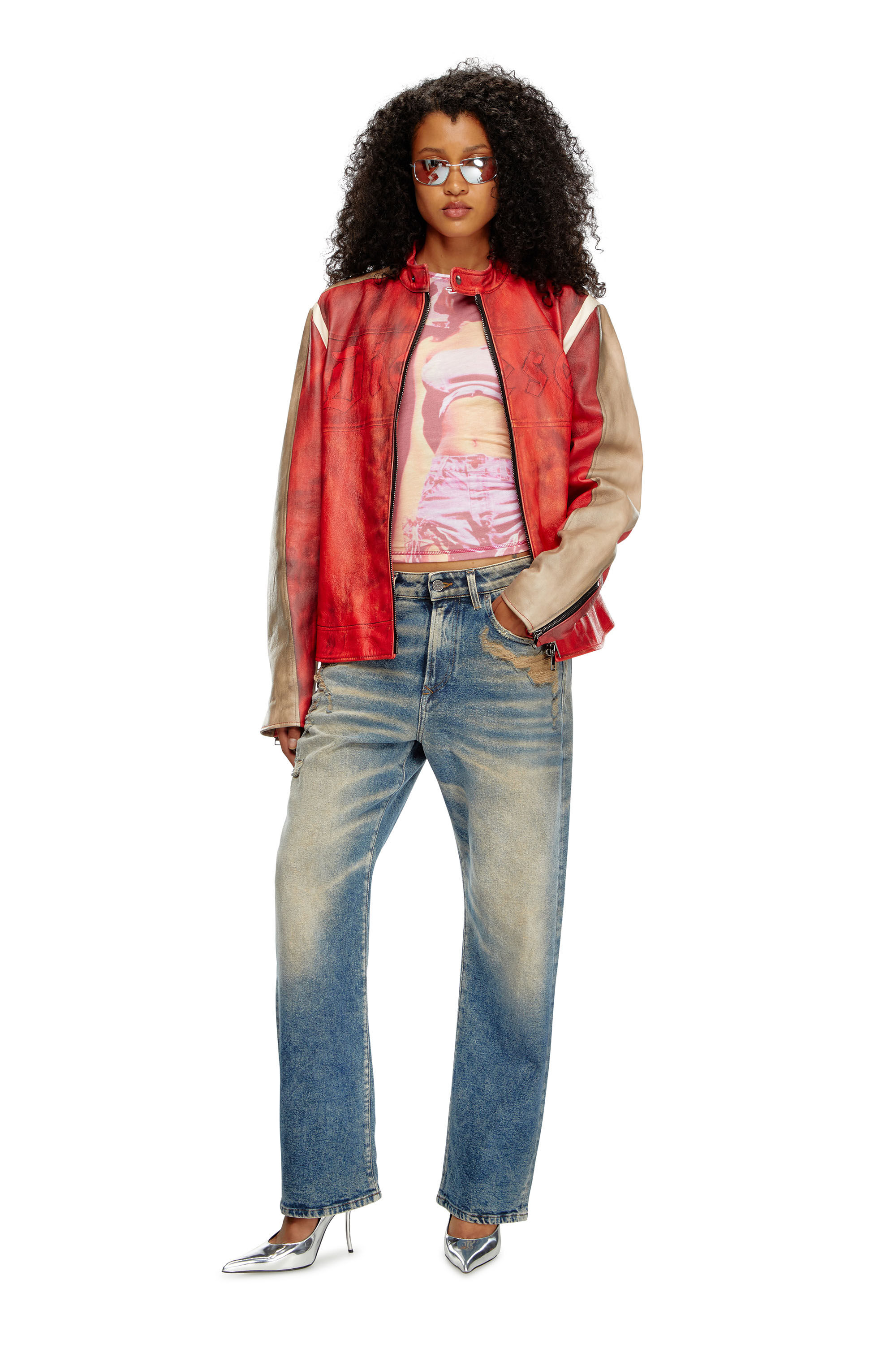 Diesel - Regular Jeans 1999 D-Reggy 09K32 Femme, Bleu moyen - Image 1