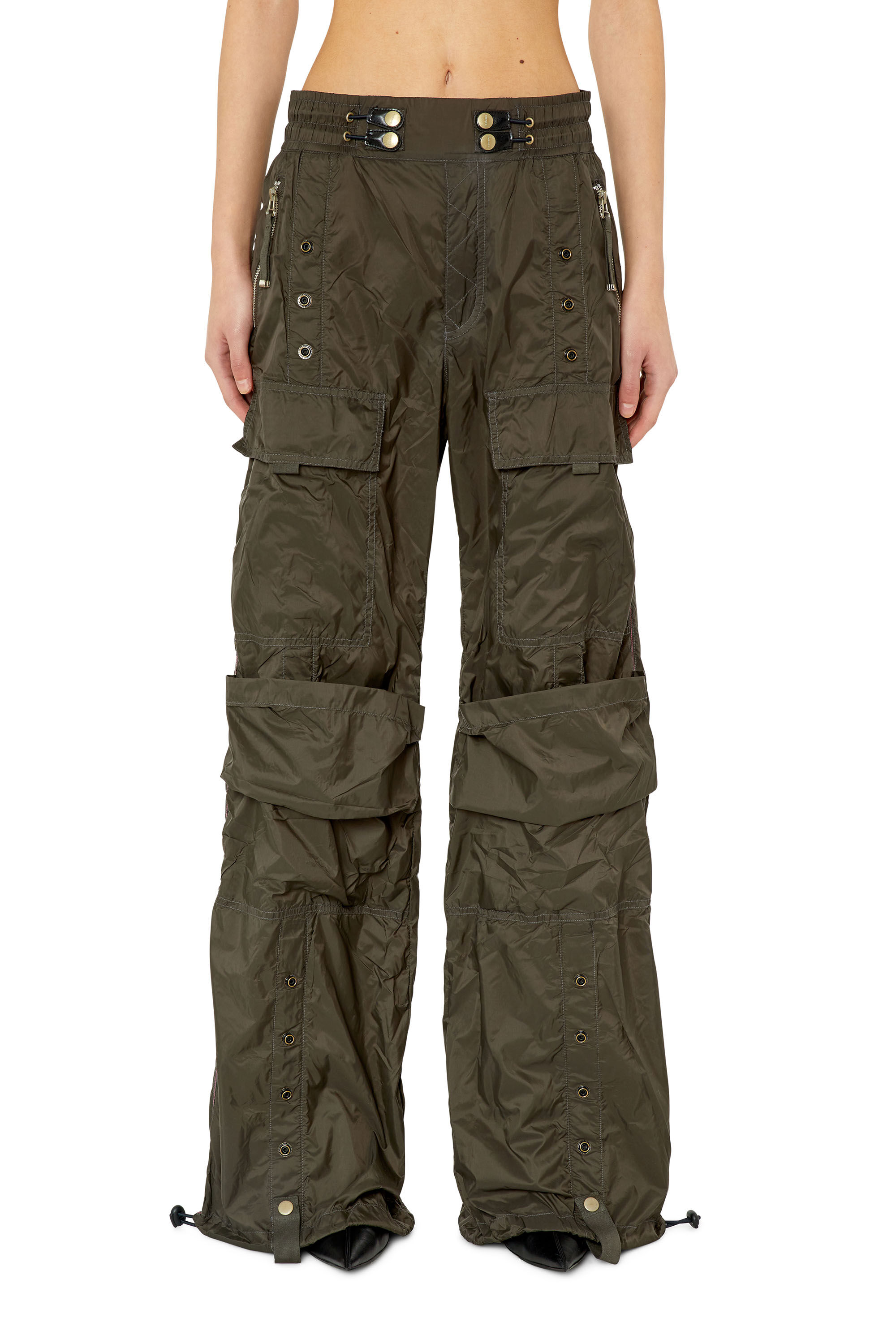 P-LUCREZIA Woman: Skater Combat pants in light nylon | Diesel