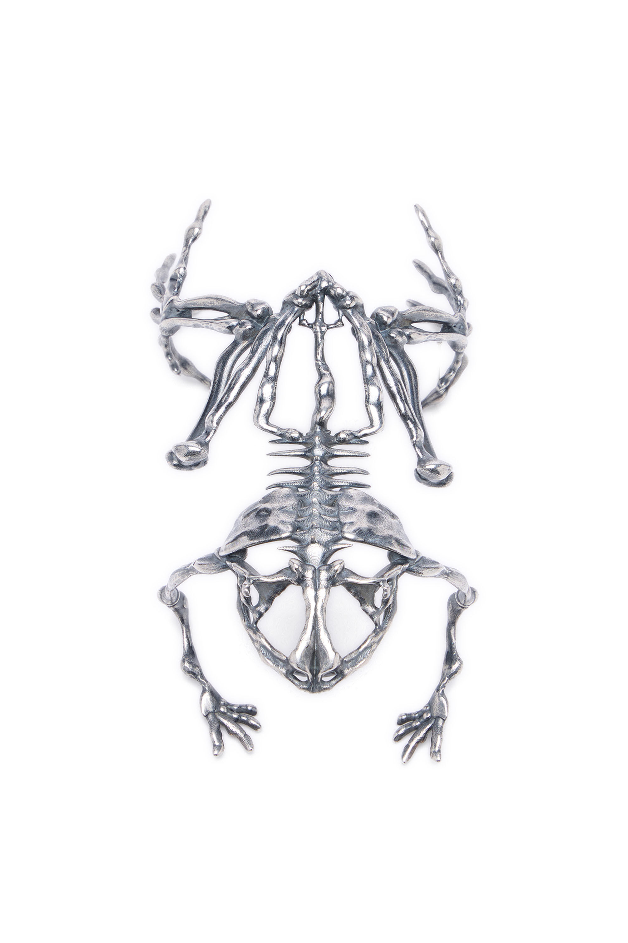 Women's Skeleton-effect metal bracelet | Silver | Diesel {{Country}}