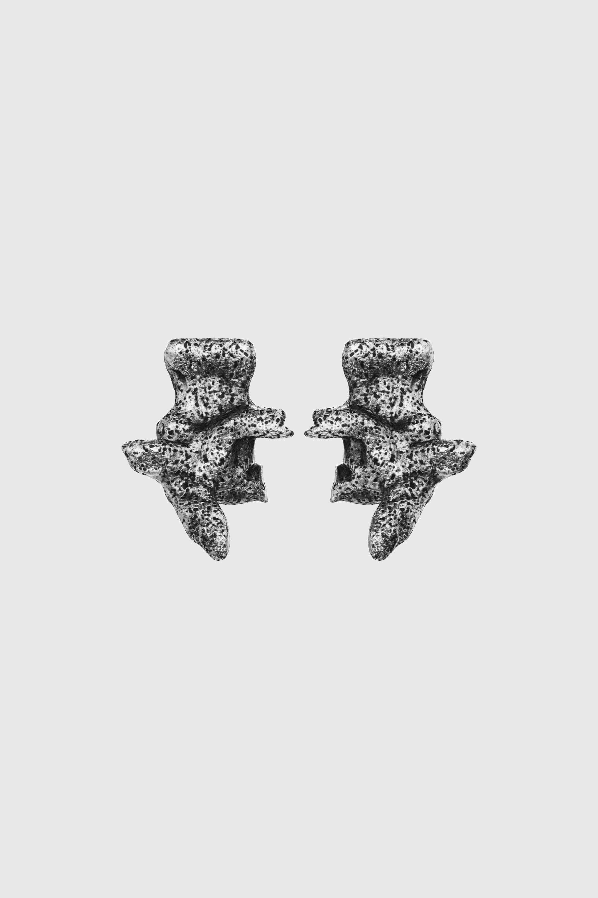 Diesel - DX1710040 JEWELLERY, Pendientes plateados con tachuelas Unisex in Gris - 2