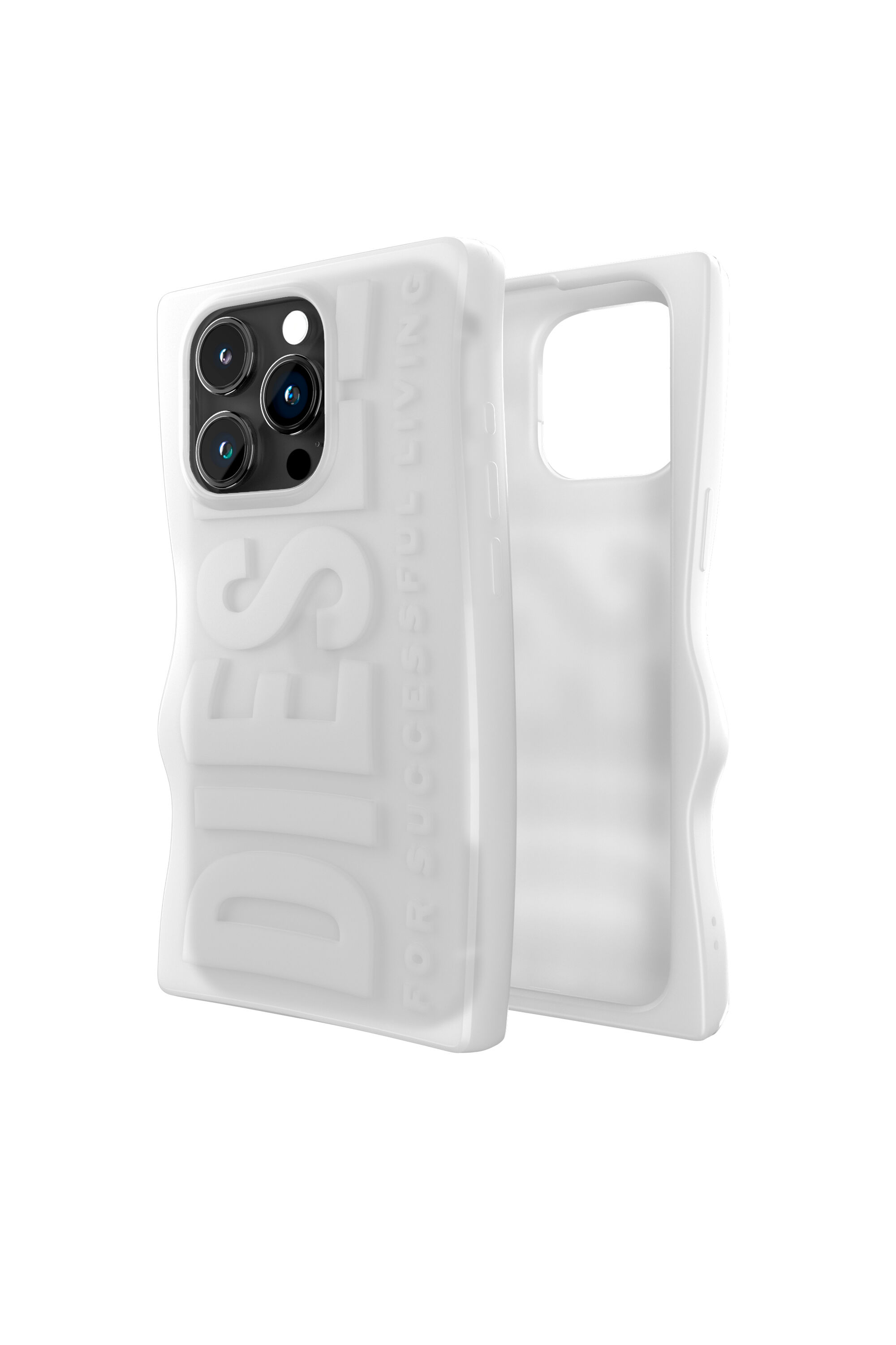 Diesel - 54124 MOULDED CASE, Coque D By iP15 Pro Mixte in Blanc - 1