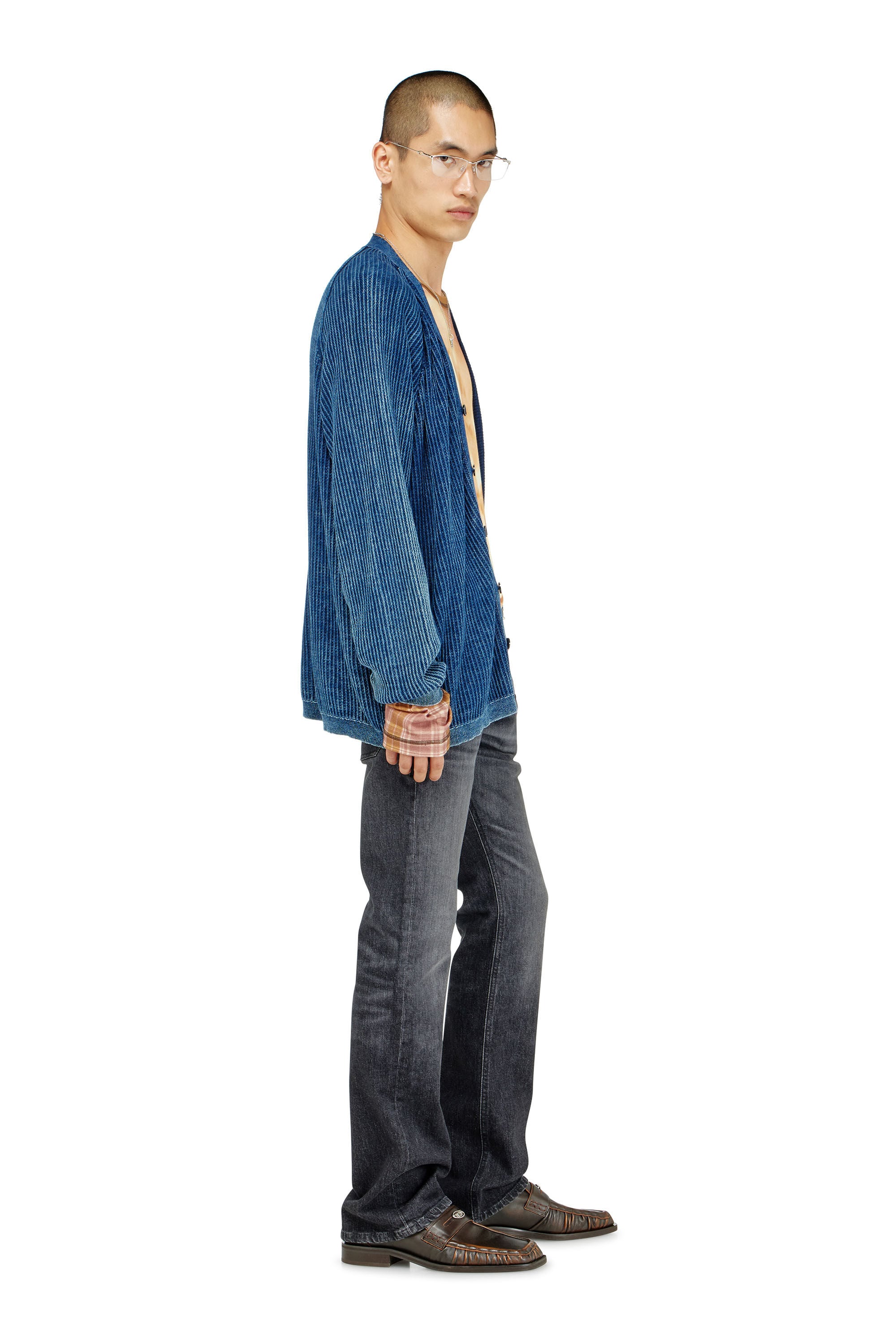 Diesel - Bootcut Jeans 2007 Zatiny 09N48 Homme, Noir/Gris fonc&eacute; - Image 2