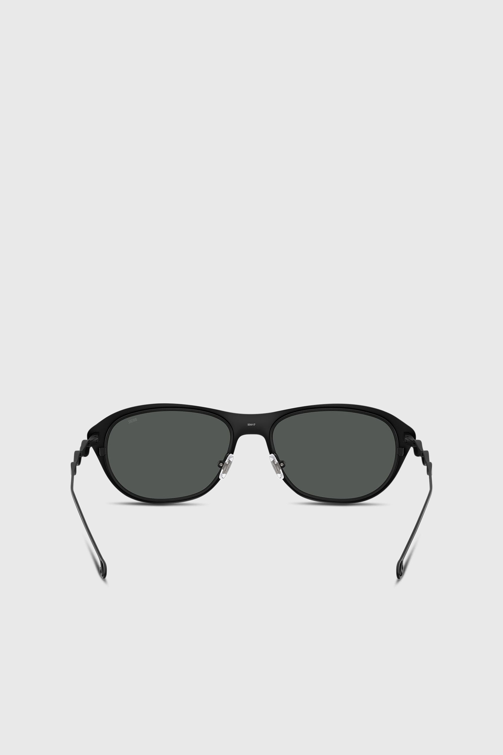 Diesel - 0DL1011, Unisex's Rectangle sunglasses in Black/Green - 3