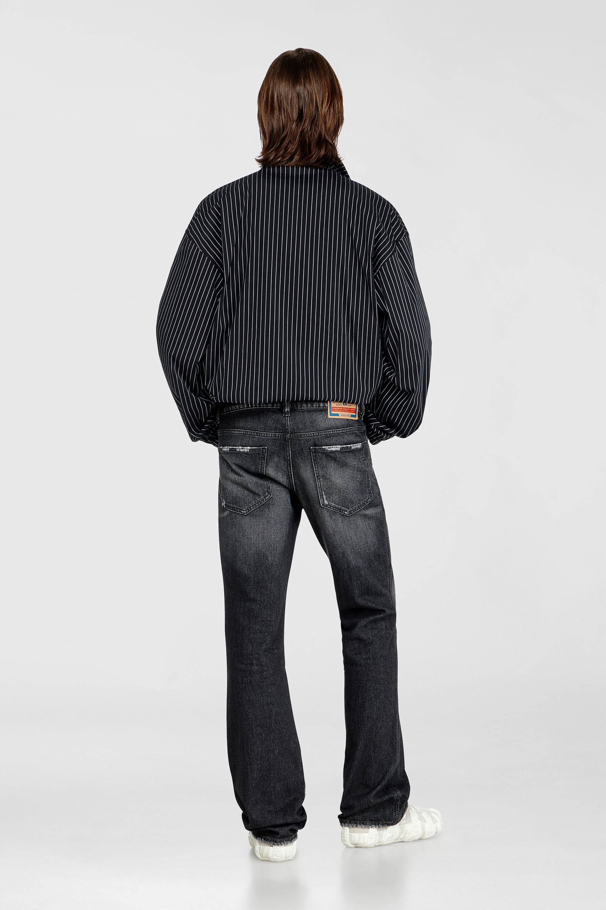 Diesel - Bootcut Jeans 1998 D-Buck 09L50 Hombre, Negro/Gris oscuro - 3