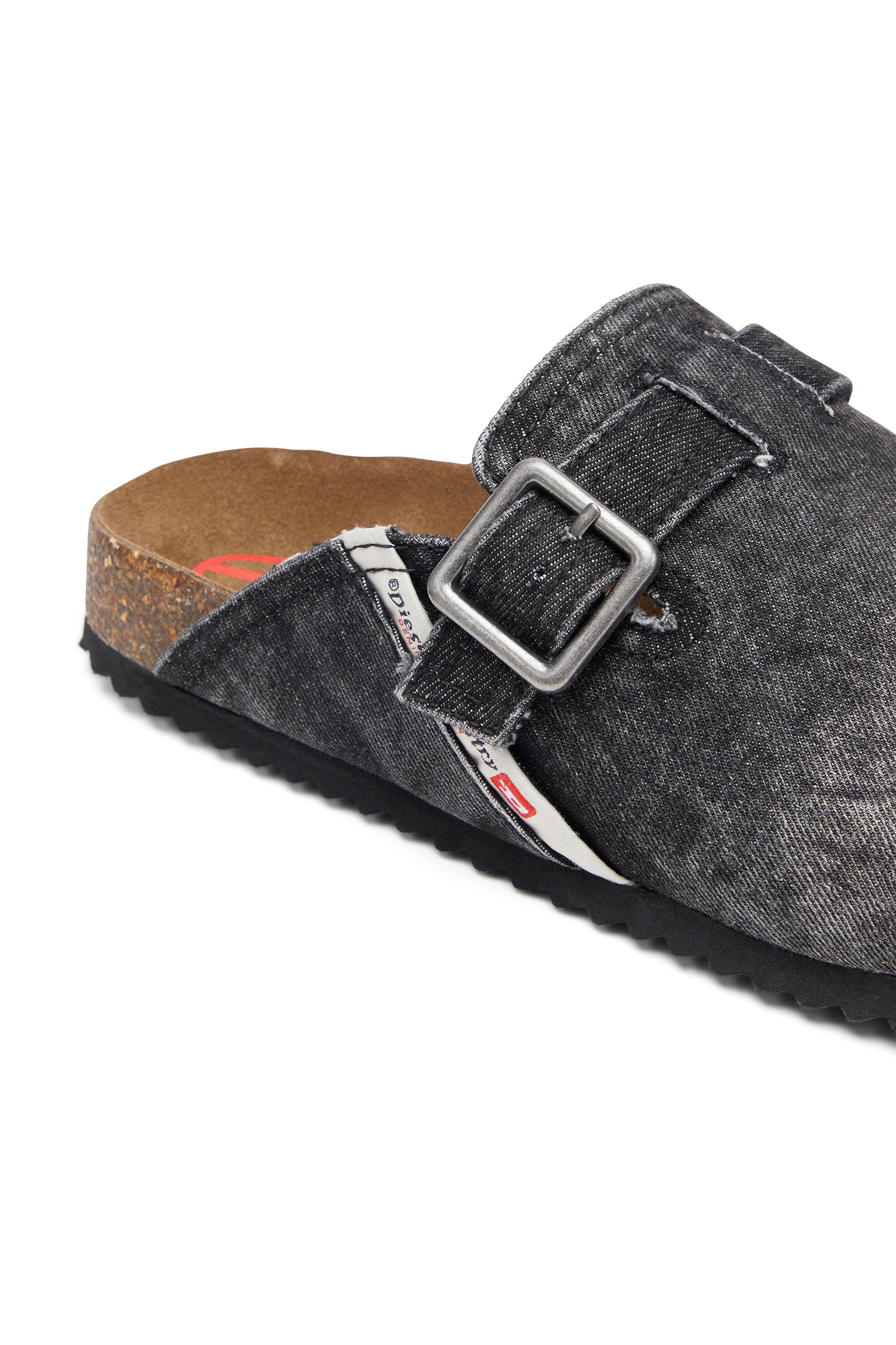 Diesel - D-WOODSTOCK X, Male's D-Woodstock-Mules in faded denim in Black - 6