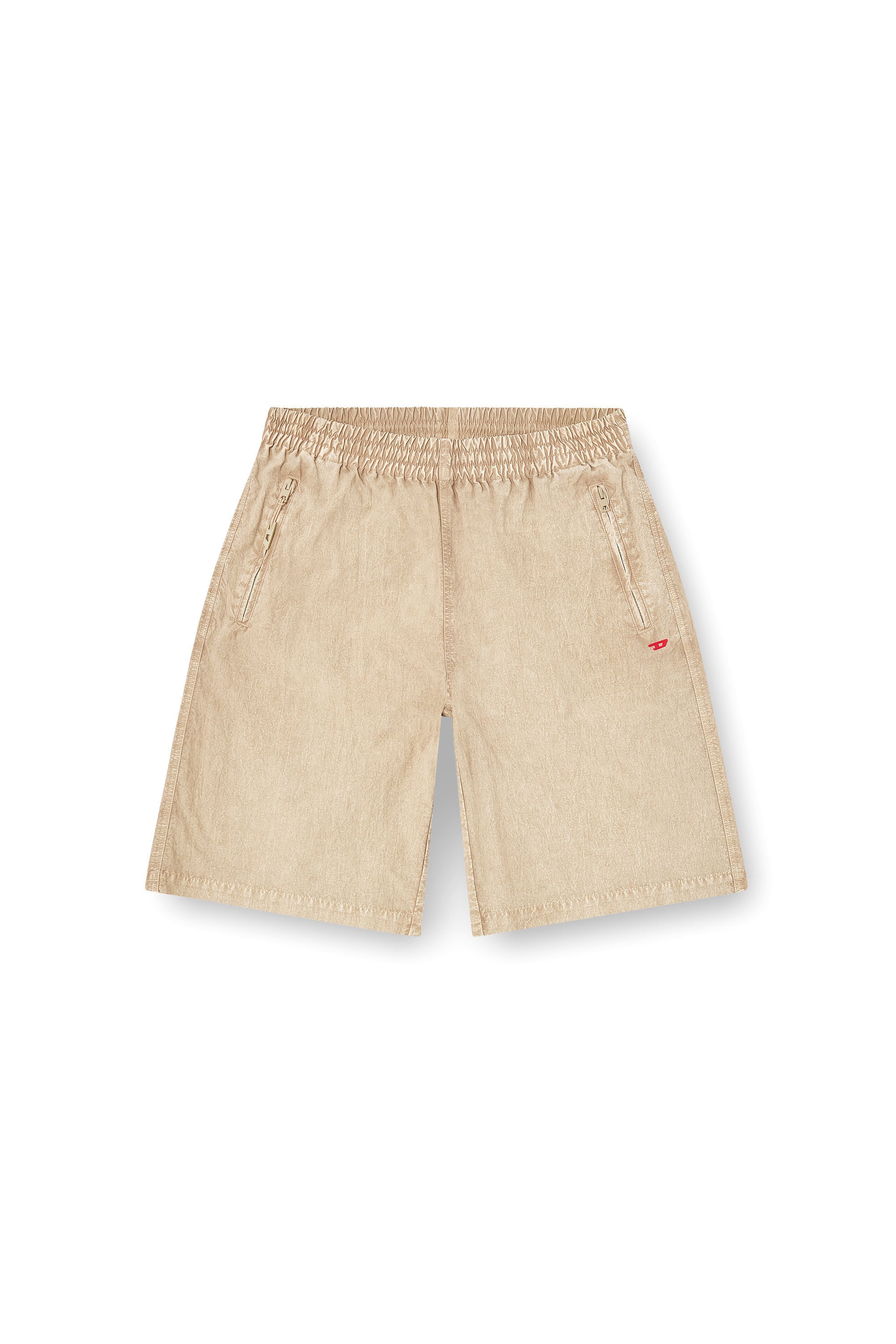 Men's Treated nylon shorts | Beige | Diesel US
