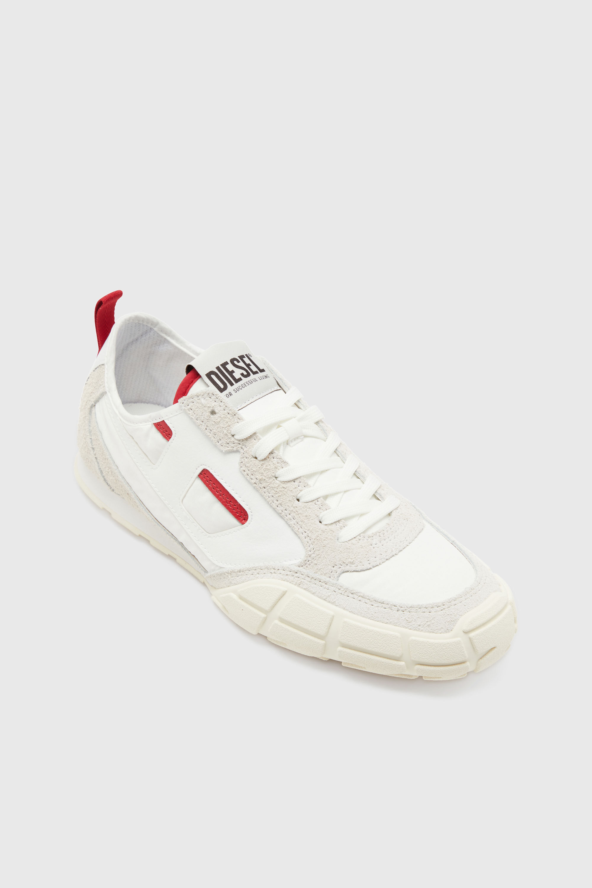 Diesel - S-PAGODHA LOW, S-Pagodha-Zapatillas de piel, gamuza y ripstop Hombre in Multicolor - 6