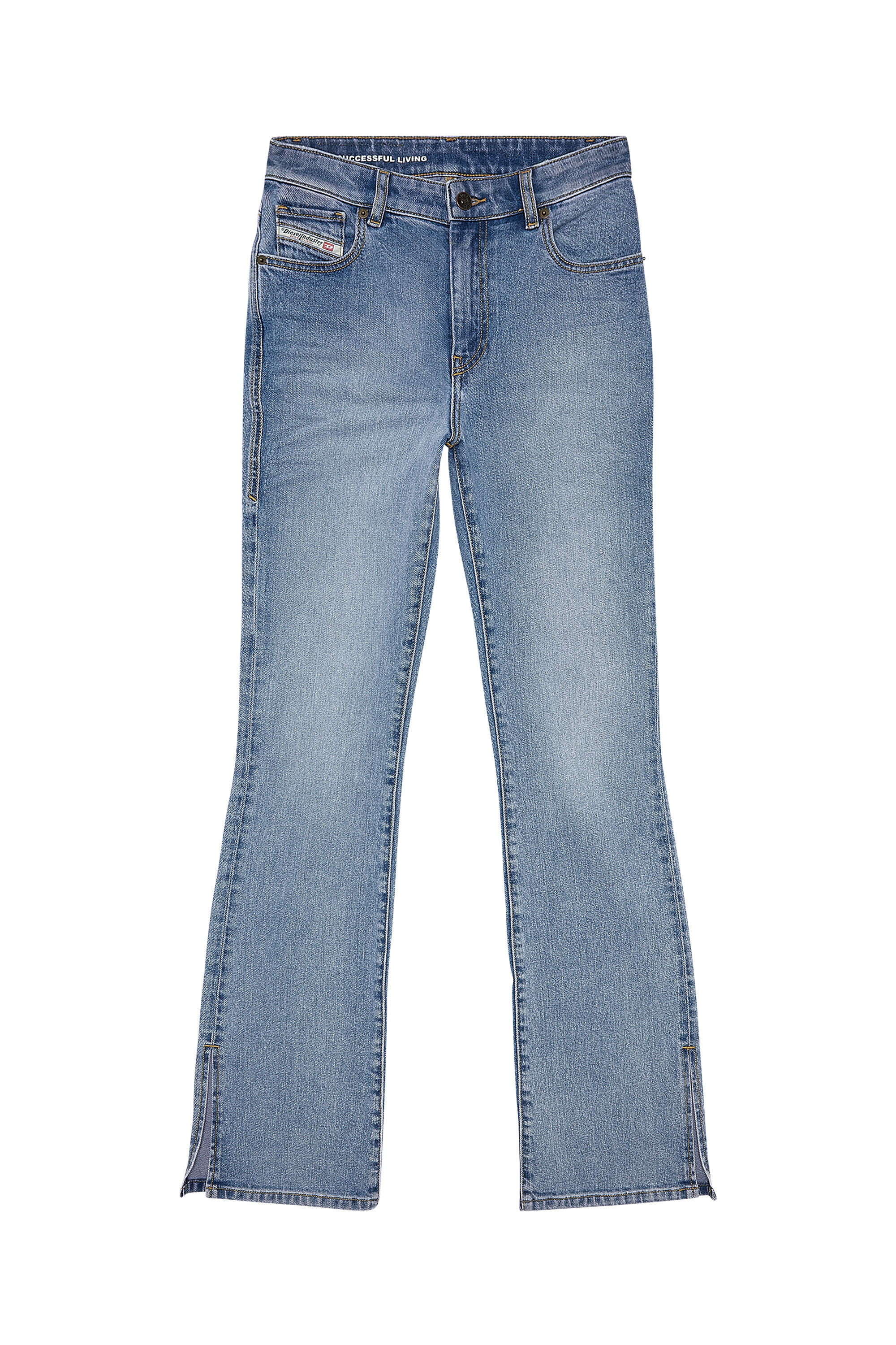 【SURT/サート】CLASSIC FLARE DENIM Men's Faded Straight Fit Stretch Jeans