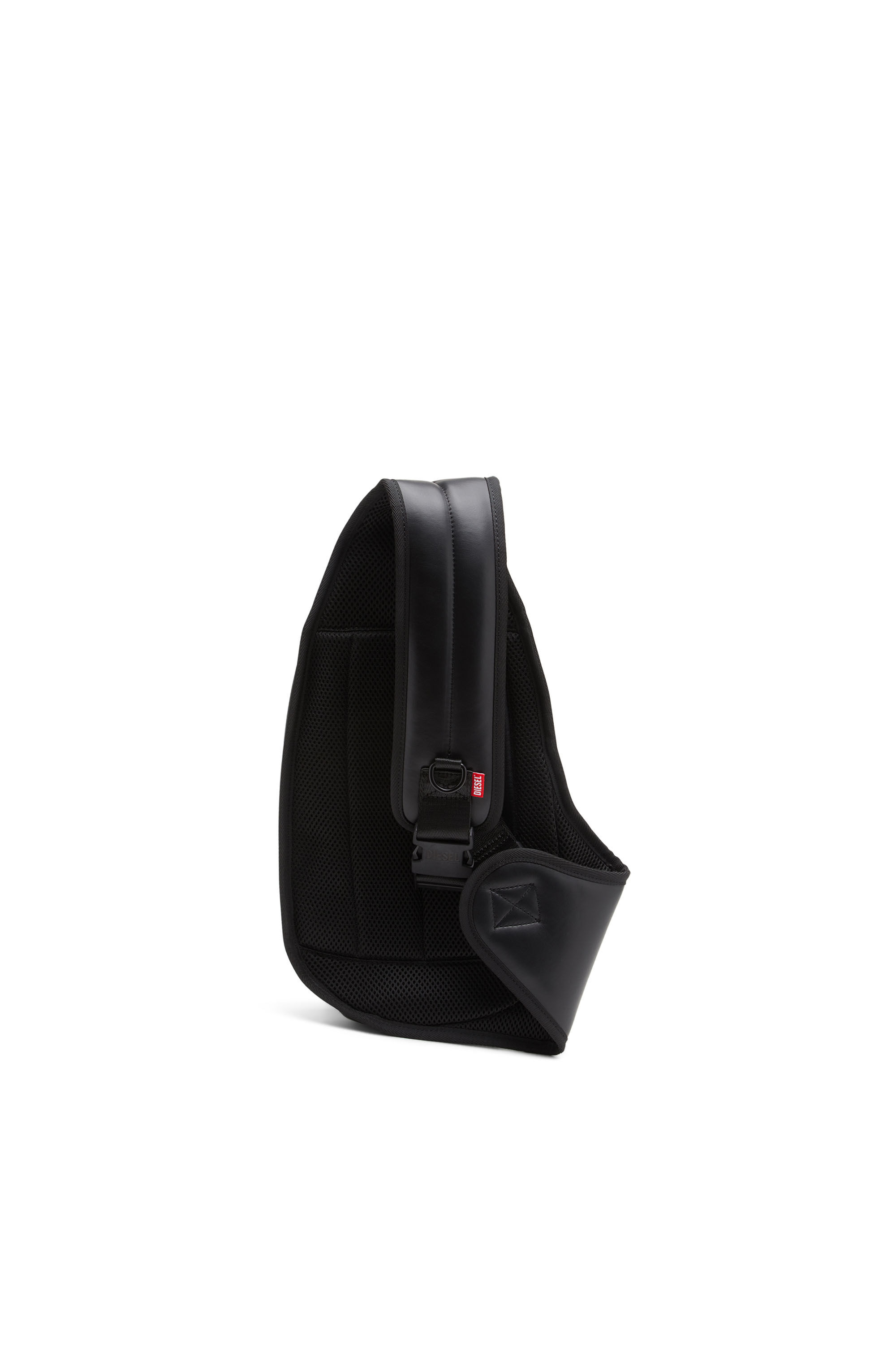 Diesel - 1DR-POD SLING BAG, 1DR-Pod Sling Bag - Sac à dos à une épaule en cuir Homme in Noir - 3