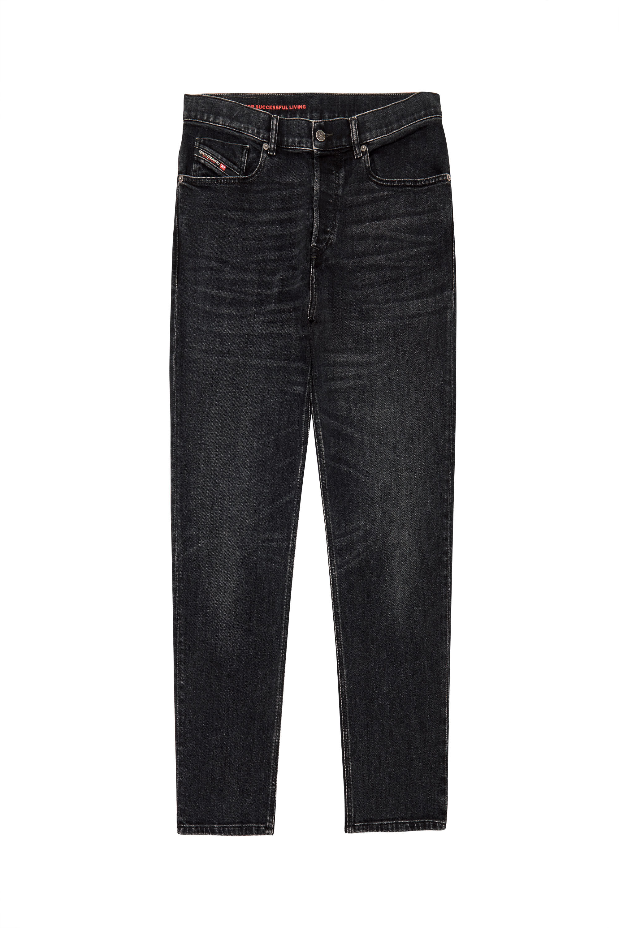 Diesel - Regular Jeans 2005 D-Fining 09B83 Homme, Noir/Gris foncé - Image 2