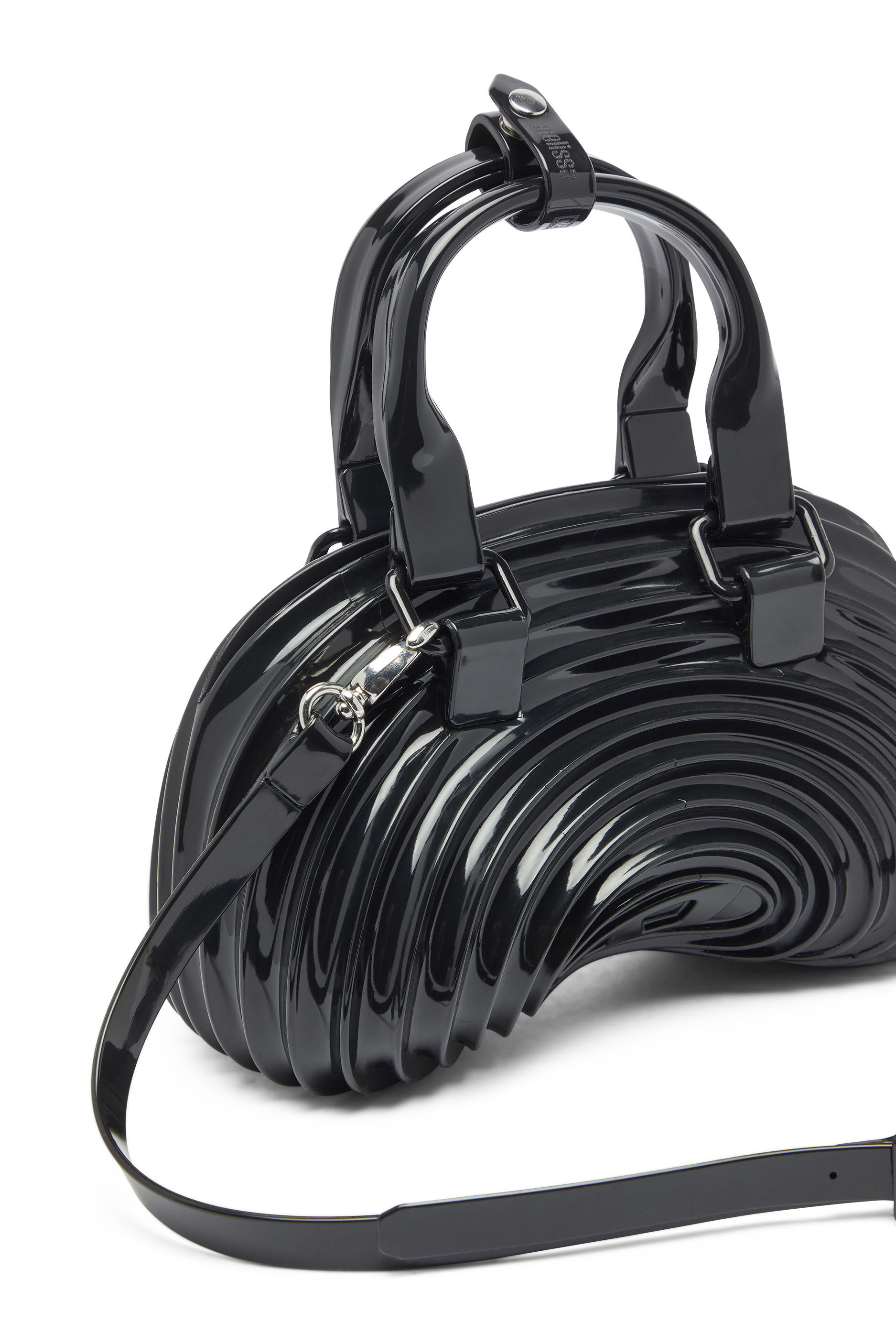 Women's Quantum Dome - Handbag in Melflex® | Black | Diesel